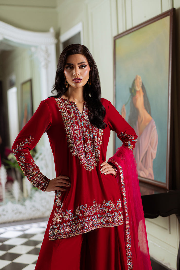 Saira Rizwan | Velvet Pret 25 | SHIREEN-SRVP25-04 - by Libasekhas UK - Registered Vendor of : Saira Rizwan - 100% Original Designer Dress