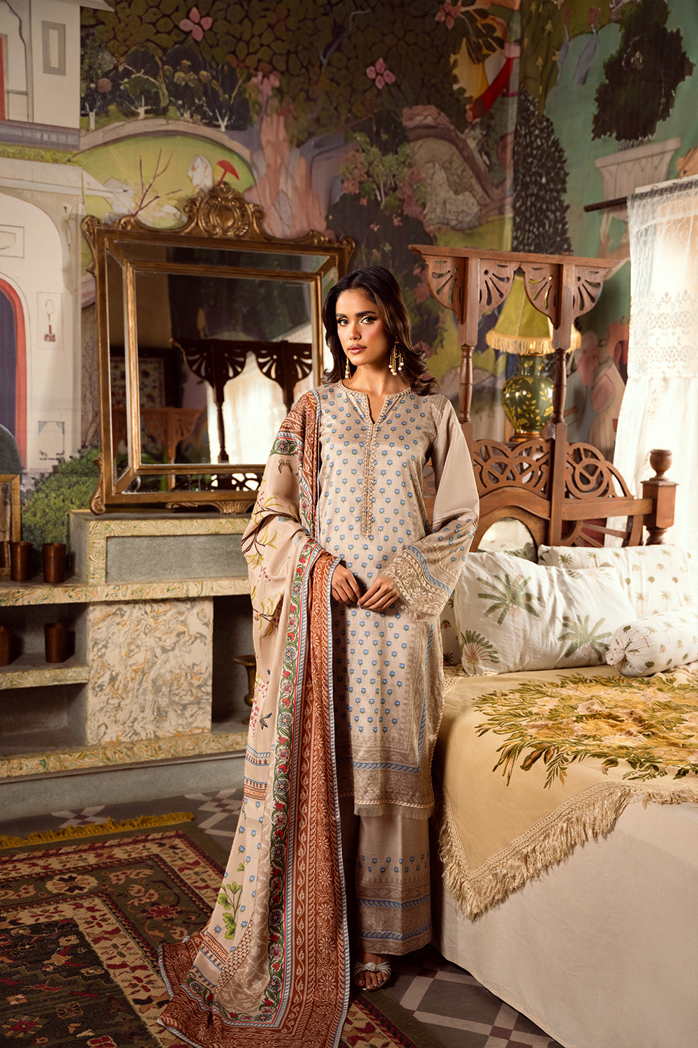 Saira Rizwan | Dahini Silk Pret | MERCINA - SRLP06-25 - by - Libasekhas UK - Registered Vendor of : Saira Rizwan - 100% Original Designer Dresss