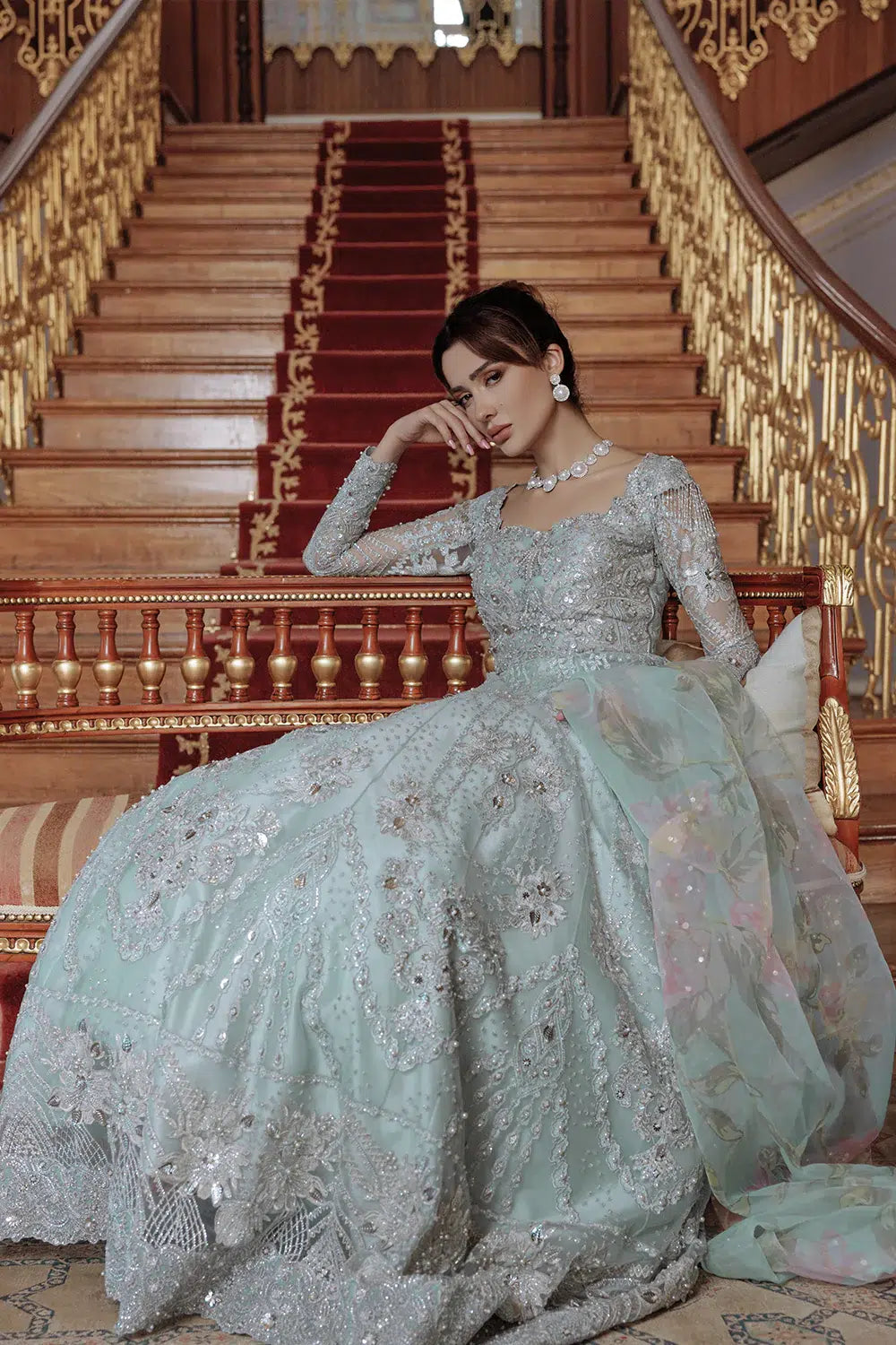Saira Rizwan | Lumiere Festive 23 | SR-07 - by - Libasekhas UK - Registered Vendor of : Saira Rizwan - 100% Original Designer Dresss