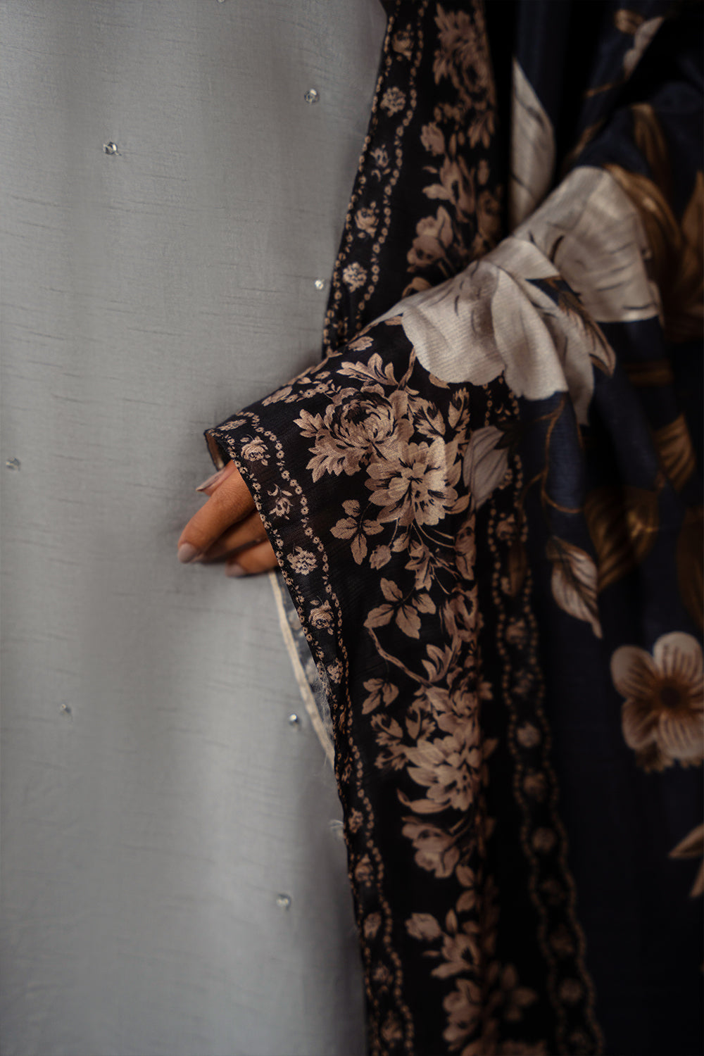 Saira Rizwan | Dahini Silk Pret | SWAN - SRLP04-25 - by - Libasekhas UK - Registered Vendor of : Saira Rizwan - 100% Original Designer Dresss