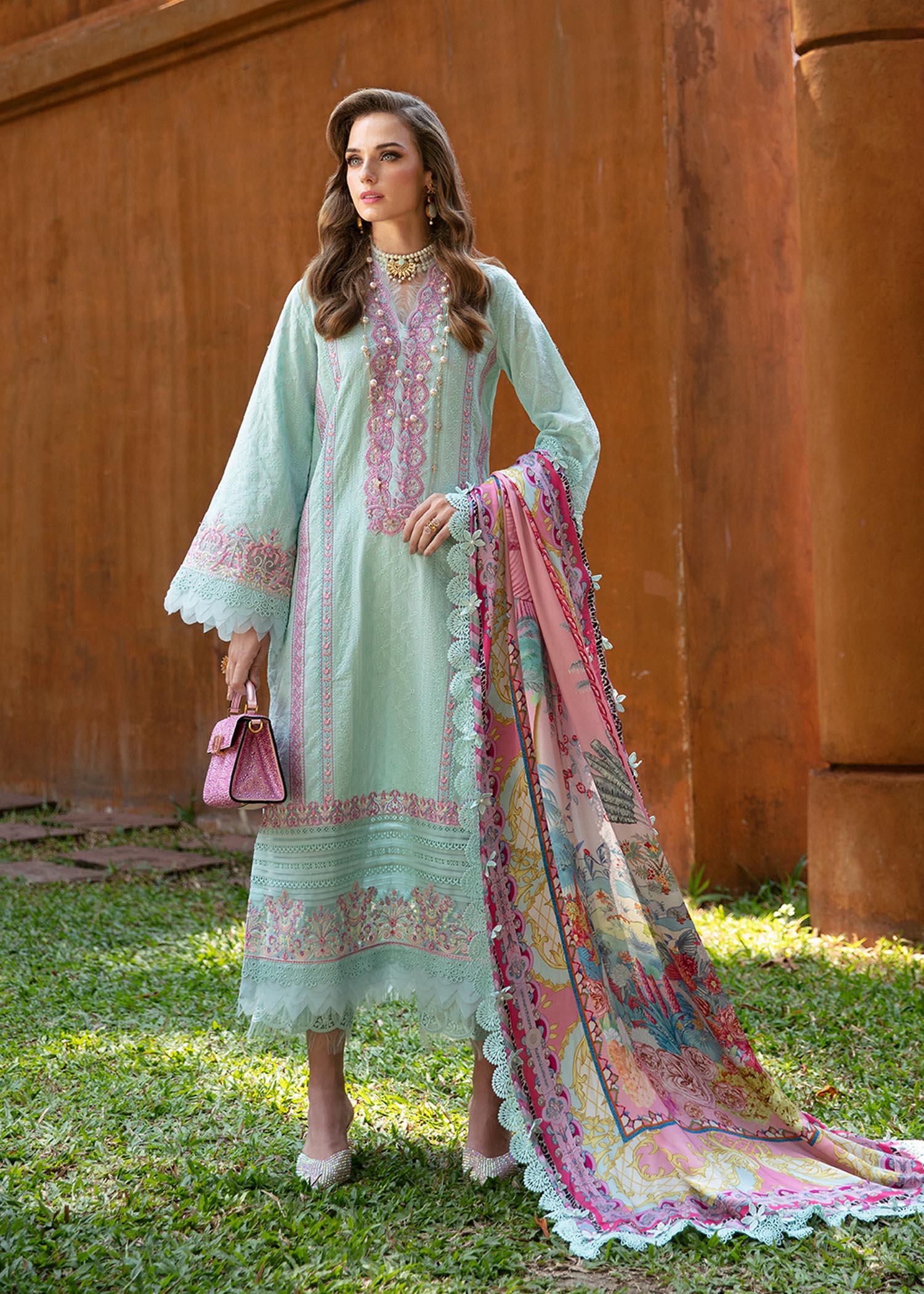 Kanwal Malik | Sareen Luxury Lawn 24 | Lilly - by - Libasekhas UK - Registered Vendor of : Kanwal Malik - 100% Original Designer Dresss