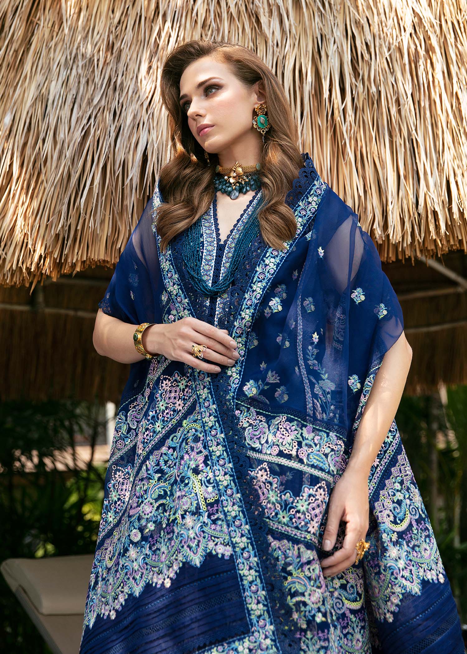Kanwal Malik | Sareen Luxury Lawn 24 | Rohma - by - Libasekhas UK - Registered Vendor of : Kanwal Malik - 100% Original Designer Dresss