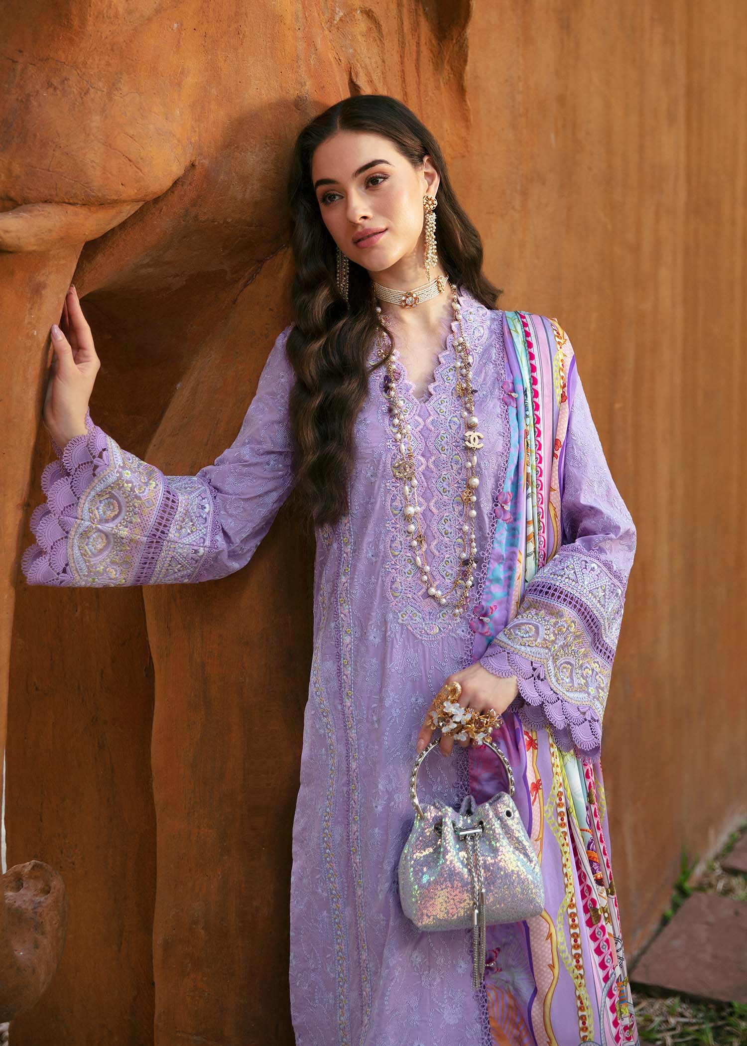 Kanwal Malik | Sareen Luxury Lawn 24 | Capri - by - Libasekhas UK - Registered Vendor of : Kanwal Malik - 100% Original Designer Dresss