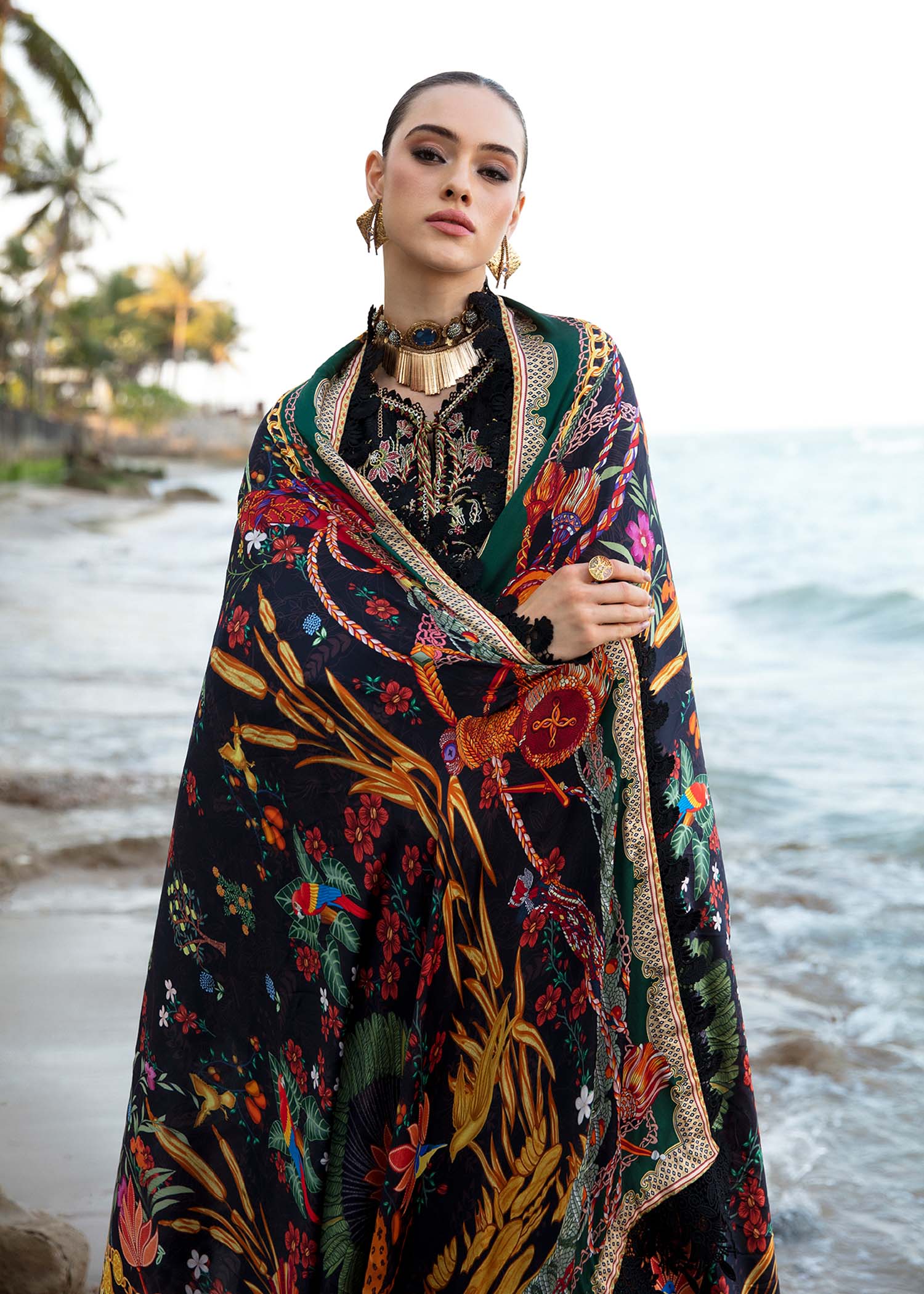 Kanwal Malik | Sareen Luxury Lawn 24 | Gloria - by - Libasekhas UK - Registered Vendor of : Kanwal Malik - 100% Original Designer Dresss