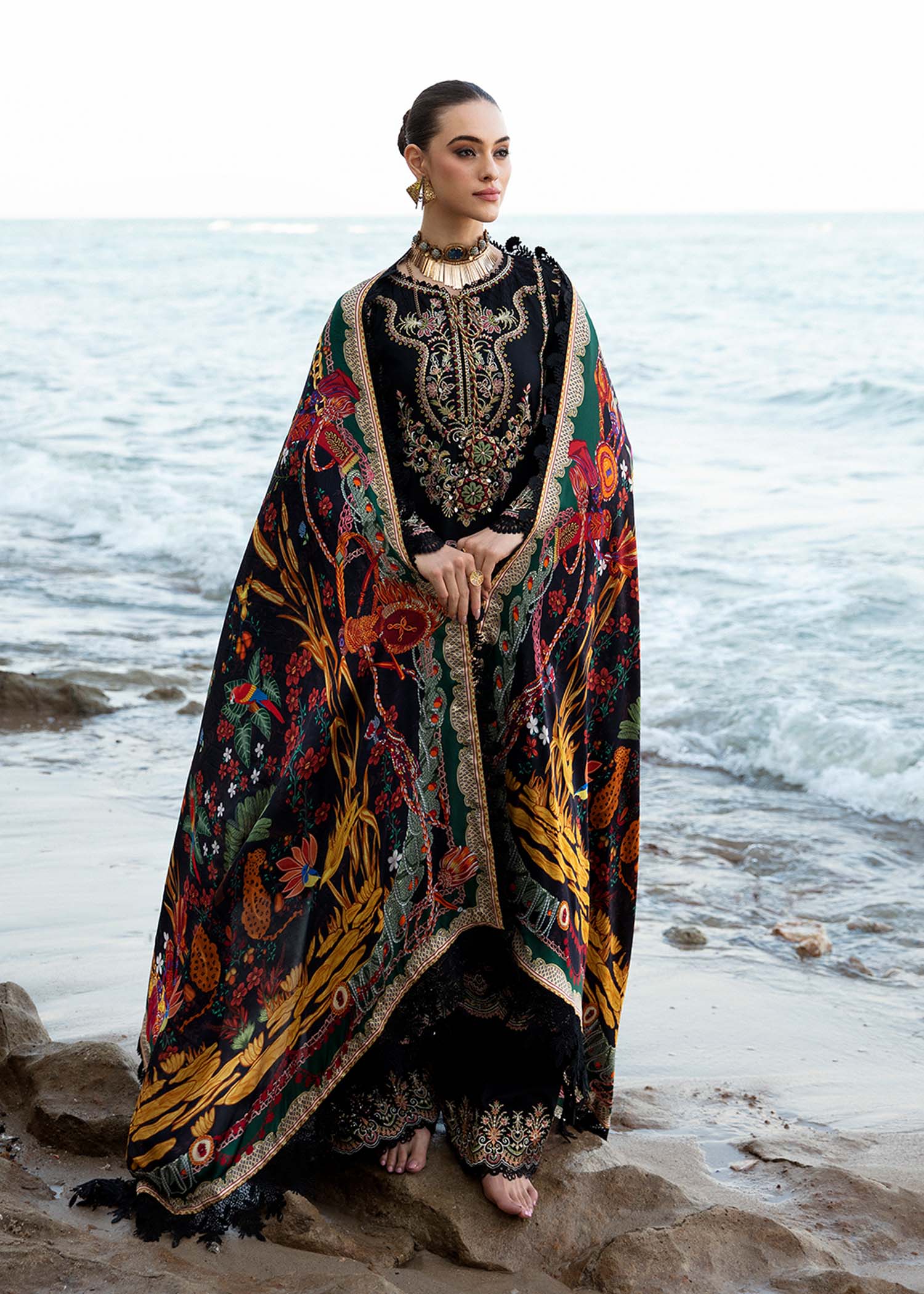 Kanwal Malik | Sareen Luxury Lawn 24 | Gloria - by - Libasekhas UK - Registered Vendor of : Kanwal Malik - 100% Original Designer Dresss