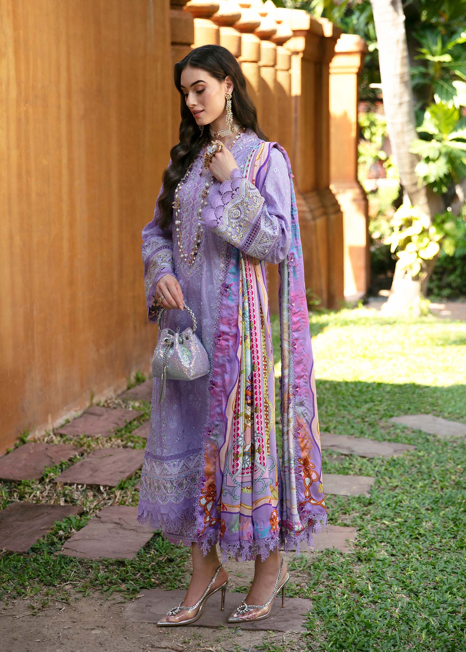 Kanwal Malik | Sareen Luxury Lawn 24 | Capri - by - Libasekhas UK - Registered Vendor of : Kanwal Malik - 100% Original Designer Dresss
