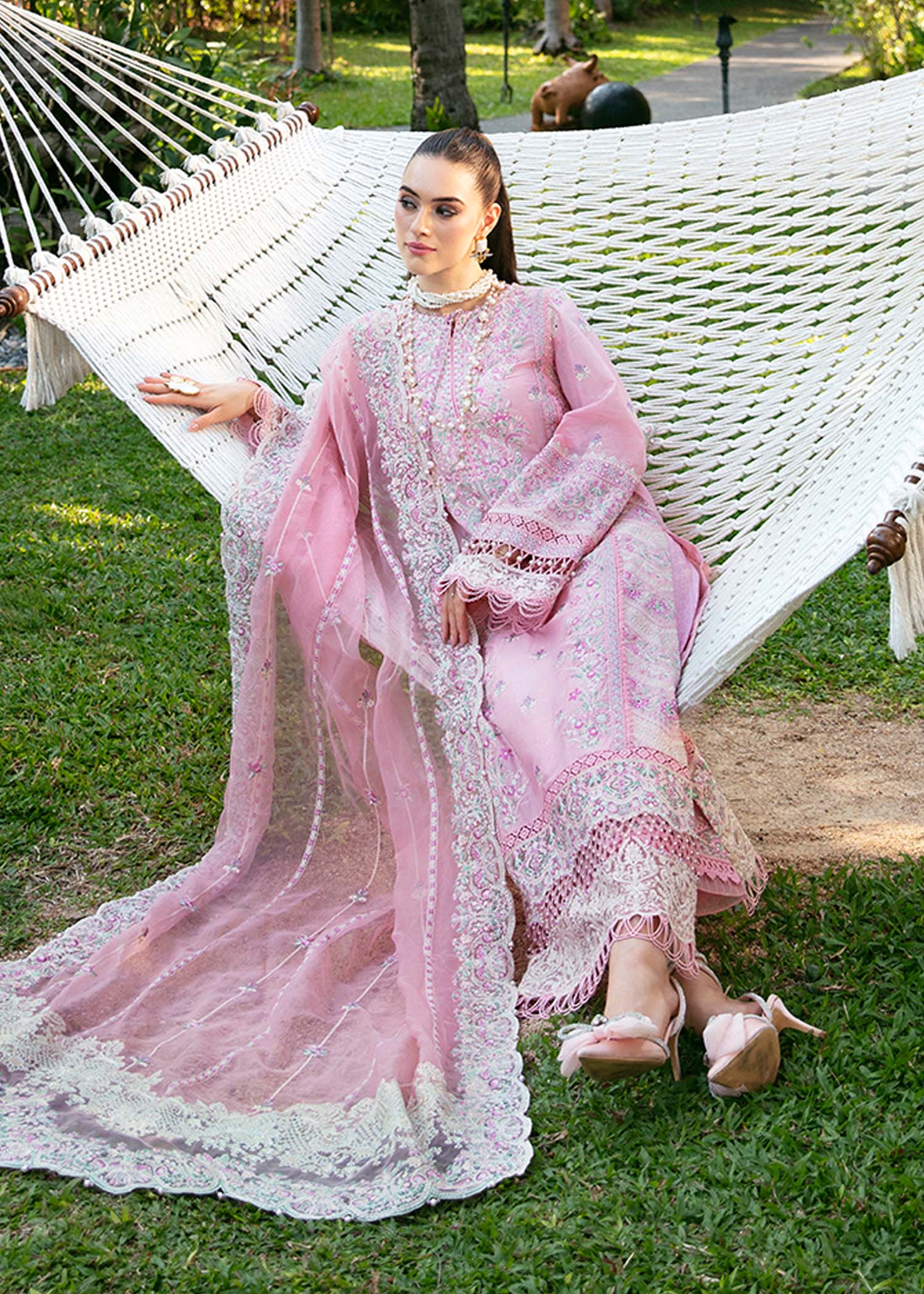 Kanwal Malik | Sareen Luxury Lawn 24 | Misty - by - Libasekhas UK - Registered Vendor of : Kanwal Malik - 100% Original Designer Dresss