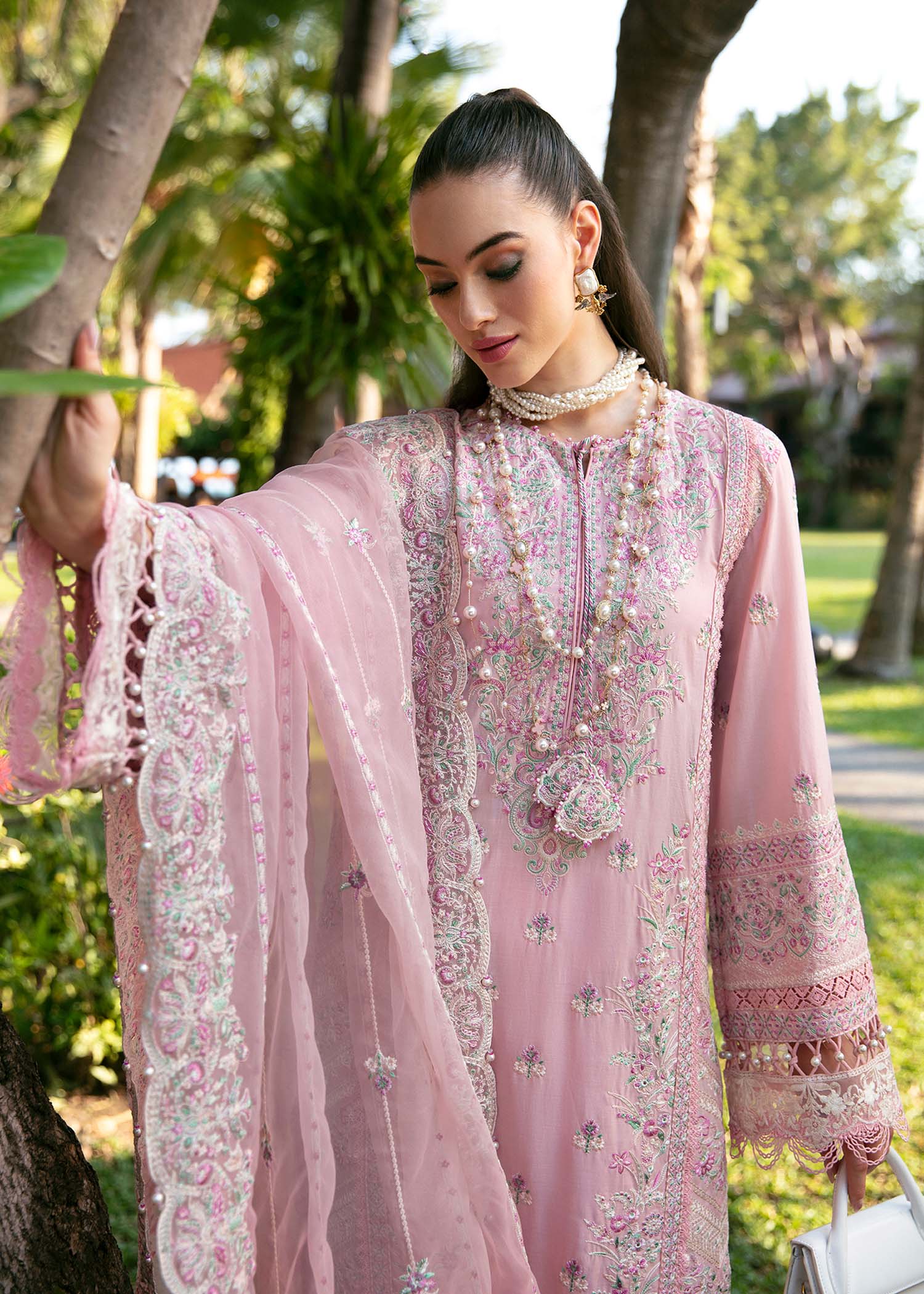 Kanwal Malik | Sareen Luxury Lawn 24 | Misty - by - Libasekhas UK - Registered Vendor of : Kanwal Malik - 100% Original Designer Dresss