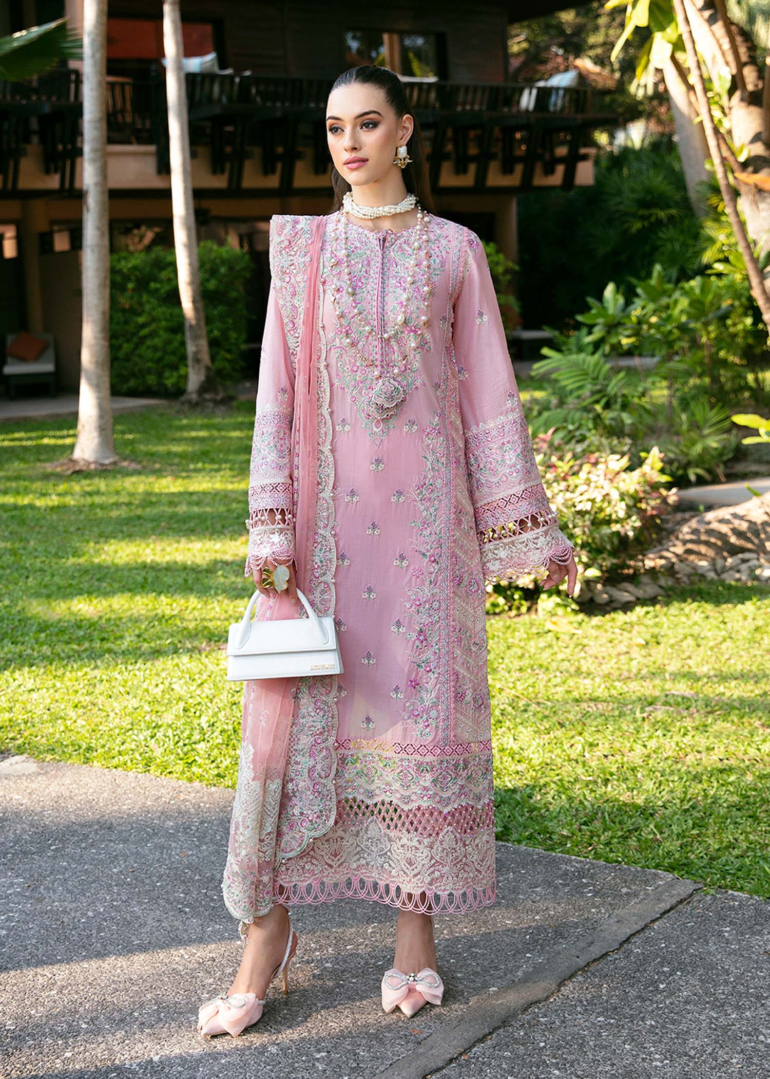 Kanwal Malik | Sareen Luxury Lawn 24 | Misty - by - Libasekhas UK - Registered Vendor of : Kanwal Malik - 100% Original Designer Dresss