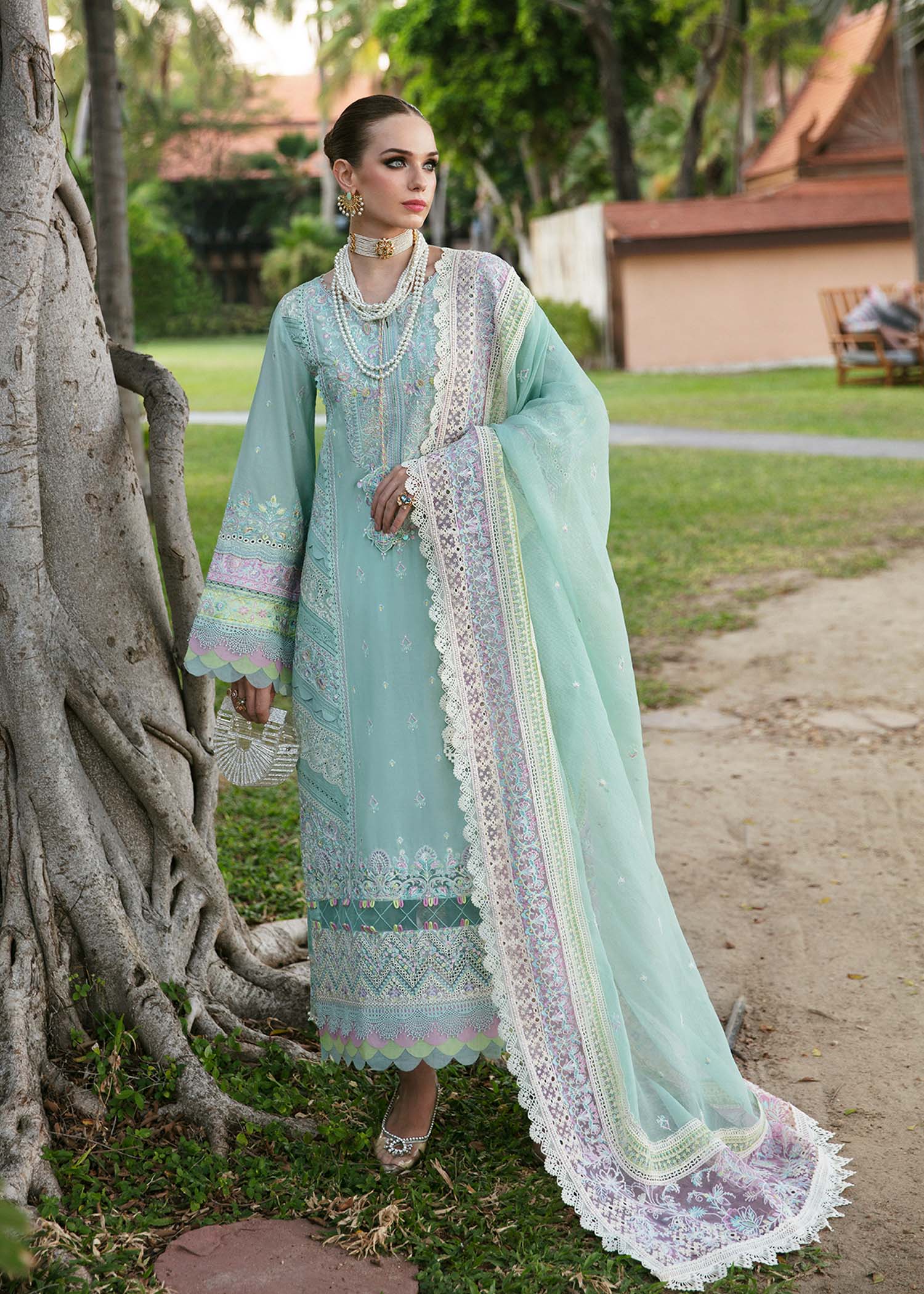 Kanwal Malik | Sareen Luxury Lawn 24 | Camilla - by - Libasekhas UK - Registered Vendor of : Kanwal Malik - 100% Original Designer Dresss