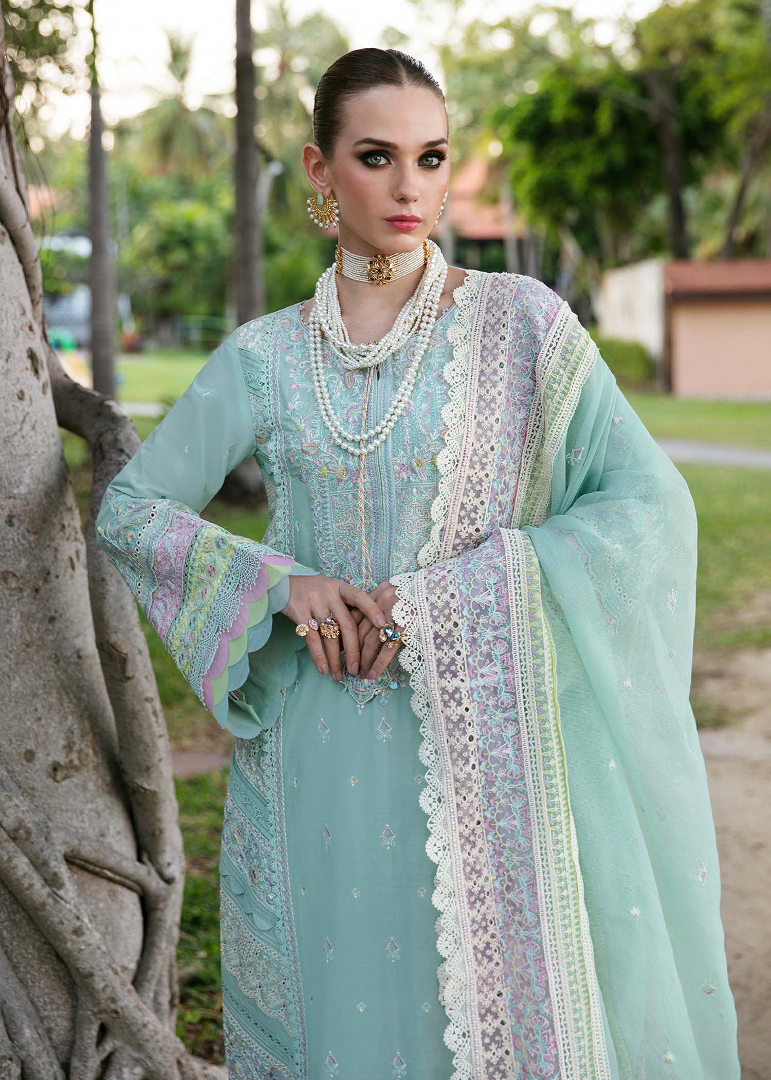 Kanwal Malik | Sareen Luxury Lawn 24 | Camilla - by - Libasekhas UK - Registered Vendor of : Kanwal Malik - 100% Original Designer Dresss