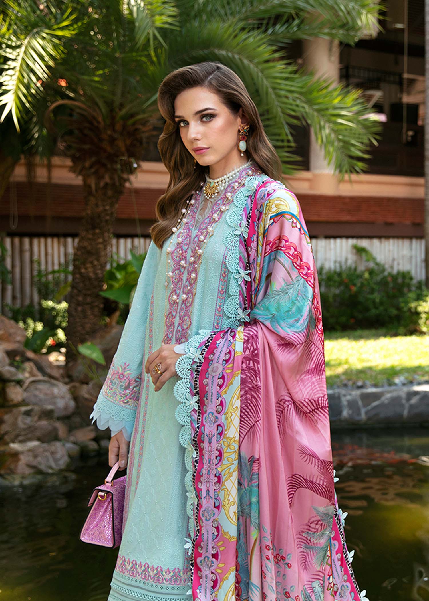 Kanwal Malik | Sareen Luxury Lawn 24 | Lilly - by - Libasekhas UK - Registered Vendor of : Kanwal Malik - 100% Original Designer Dresss