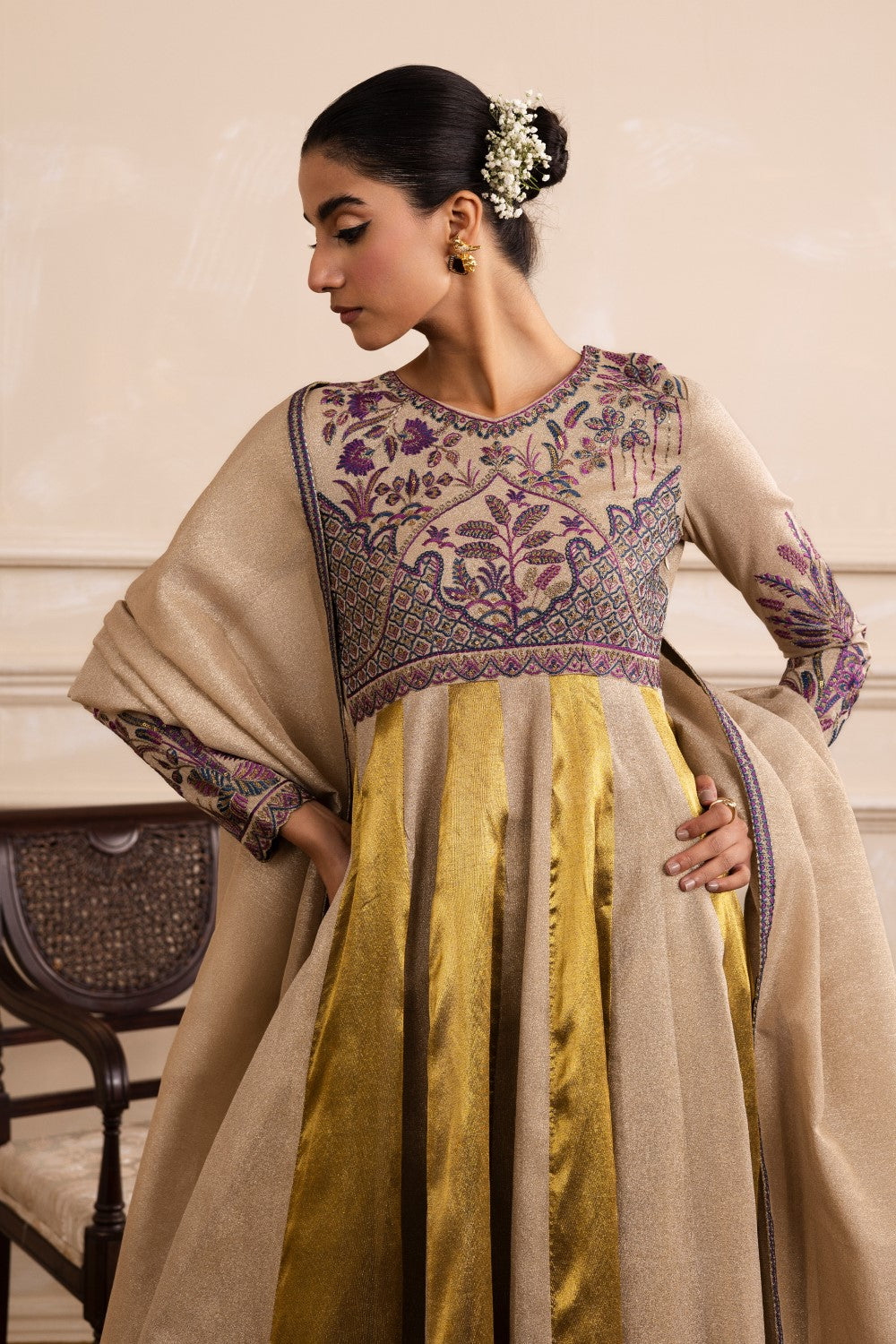 Maryum N Maria | Izara Formals | KARIMA - MW40035 - by - Libasekhas UK - Registered Vendor of : Maryum N Maria - 100% Original Designer Dresss