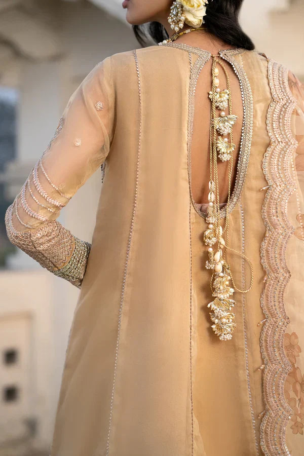 Ittehad | Dilruba Wedding Formals | ESDR78-SUT-BGE - by - Libasekhas UK - Registered Vendor of : Ittehad - 100% Original Designer Dresss