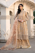 Ittehad | Dilruba Wedding Formals | ESDR78-SUT-BGE - by - Libasekhas UK - Registered Vendor of : Ittehad - 100% Original Designer Dresss