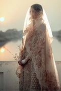 Ittehad | Dilruba Wedding Formals | ESDR78-SUT-BGE - by - Libasekhas UK - Registered Vendor of : Ittehad - 100% Original Designer Dresss