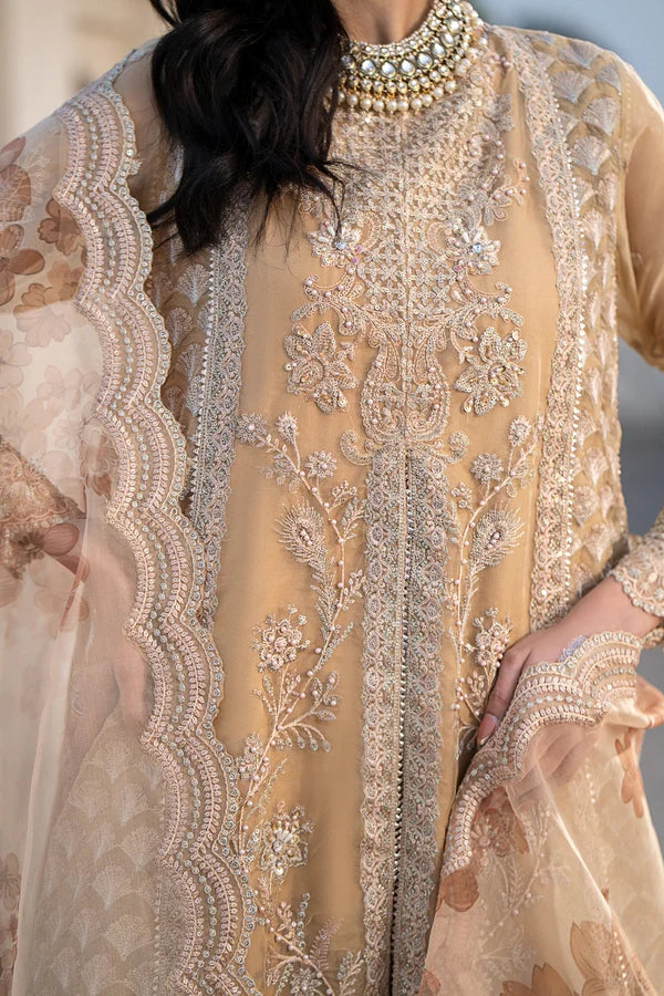Ittehad | Dilruba Wedding Formals | ESDR78-SUT-BGE - by - Libasekhas UK - Registered Vendor of : Ittehad - 100% Original Designer Dresss