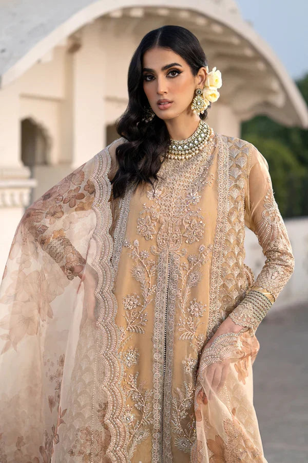 Ittehad | Dilruba Wedding Formals | ESDR78-SUT-BGE - by - Libasekhas UK - Registered Vendor of : Ittehad - 100% Original Designer Dresss