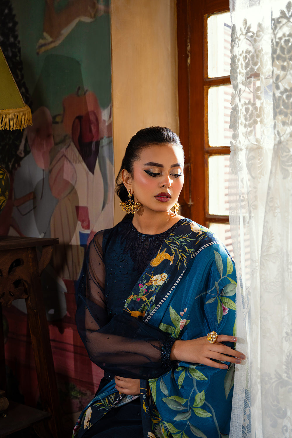 Saira Rizwan | Dahini Silk Pret | SIAN -SRLP03-25 - by - Libasekhas UK - Registered Vendor of : Saira Rizwan - 100% Original Designer Dresss