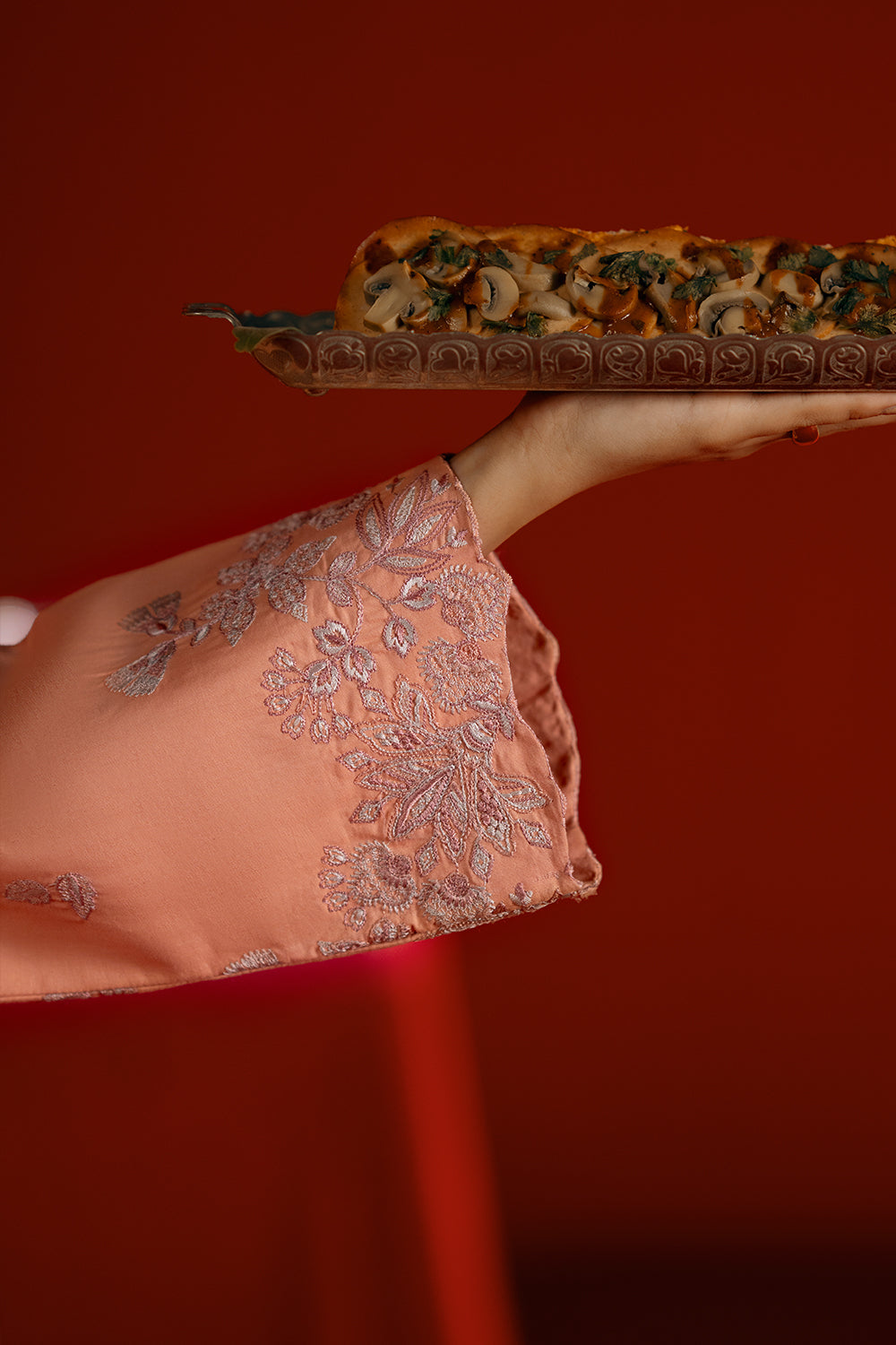 Saira Rizwan | Joolie Co ords | JOOLIE PEACH - JBP25-05 - by Libasekhas UK - Registered Vendor of : Saira Rizwan - 100% Original Designer Dress