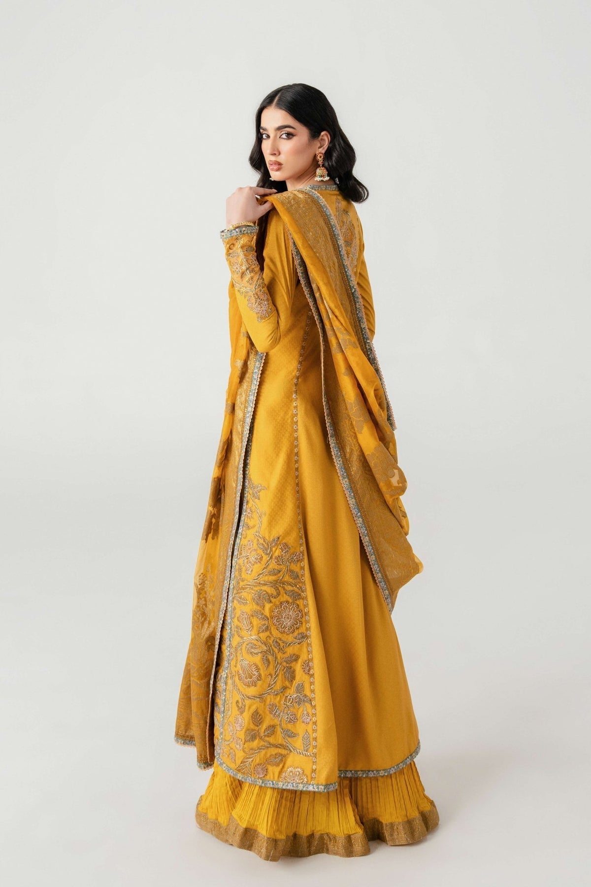Fahad Hussayn | Jalsa Ghar | Kunj buta - by - Libasekhas UK - Registered Vendor of : Fahad Hussayn - 100% Original Designer Dresss