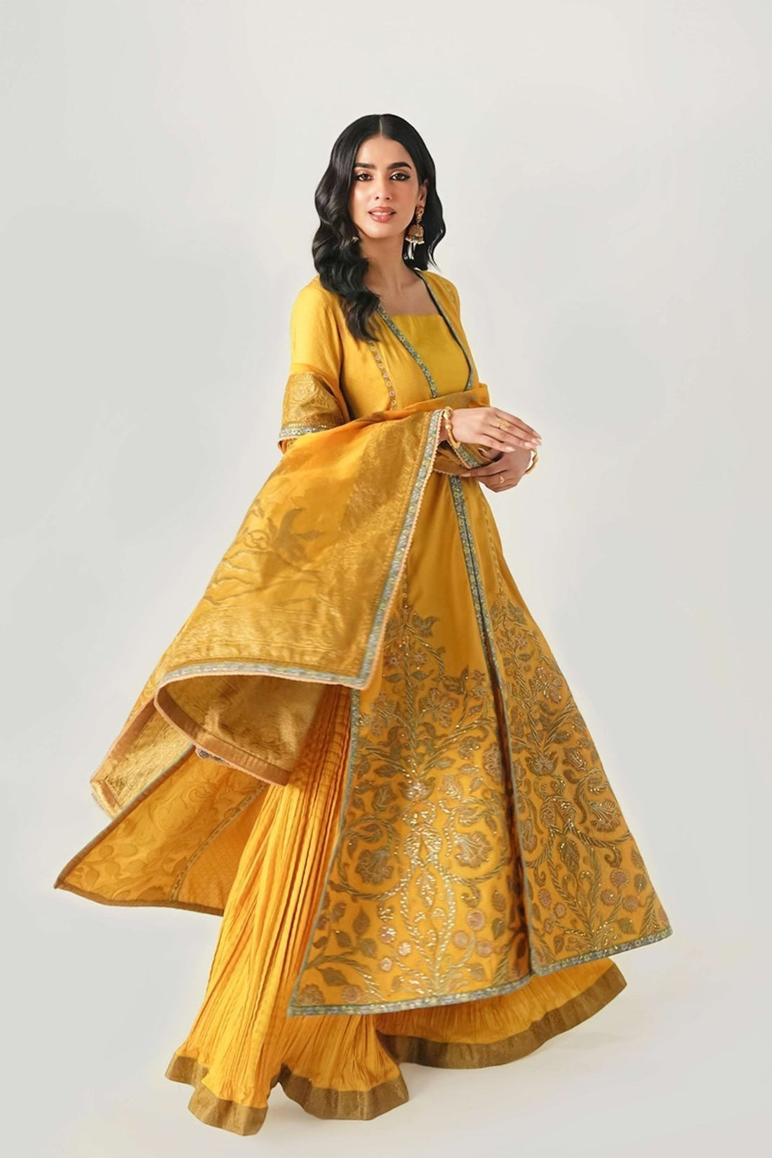 Fahad Hussayn | Jalsa Ghar | Kunj buta - by - Libasekhas UK - Registered Vendor of : Fahad Hussayn - 100% Original Designer Dresss
