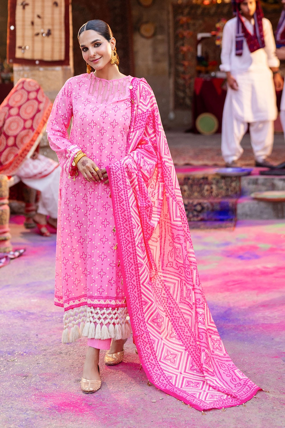 Gul Ahmed | Chunri Lawn 25 | CL-42315 B - by - Libasekhas UK - Registered Vendor of : Gul Ahmed - 100% Original Designer Dresss