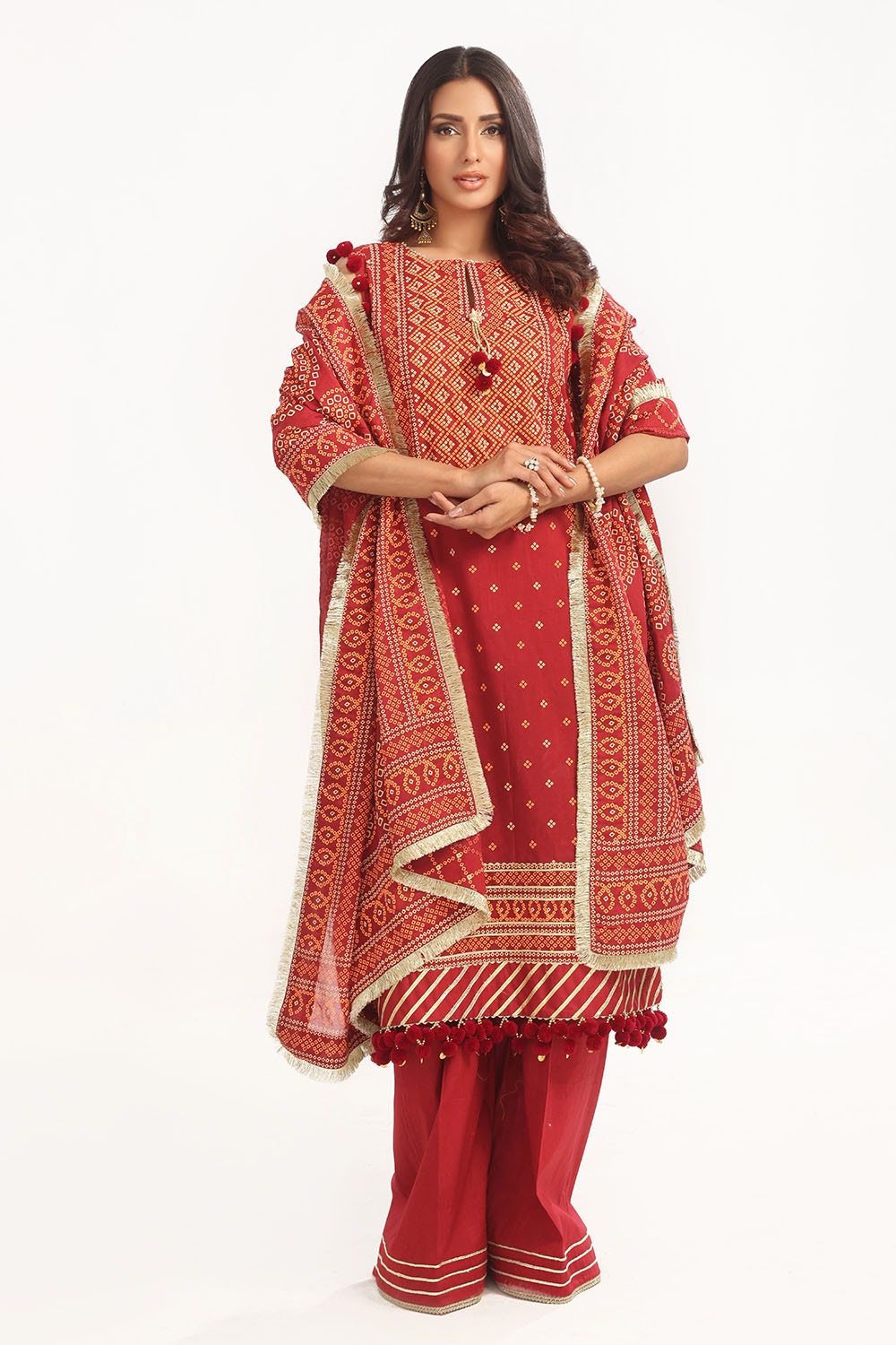 Gul Ahmed | Chunri Lawn 25 | CL-52138 B - by - Libasekhas UK - Registered Vendor of : Gul Ahmed - 100% Original Designer Dresss