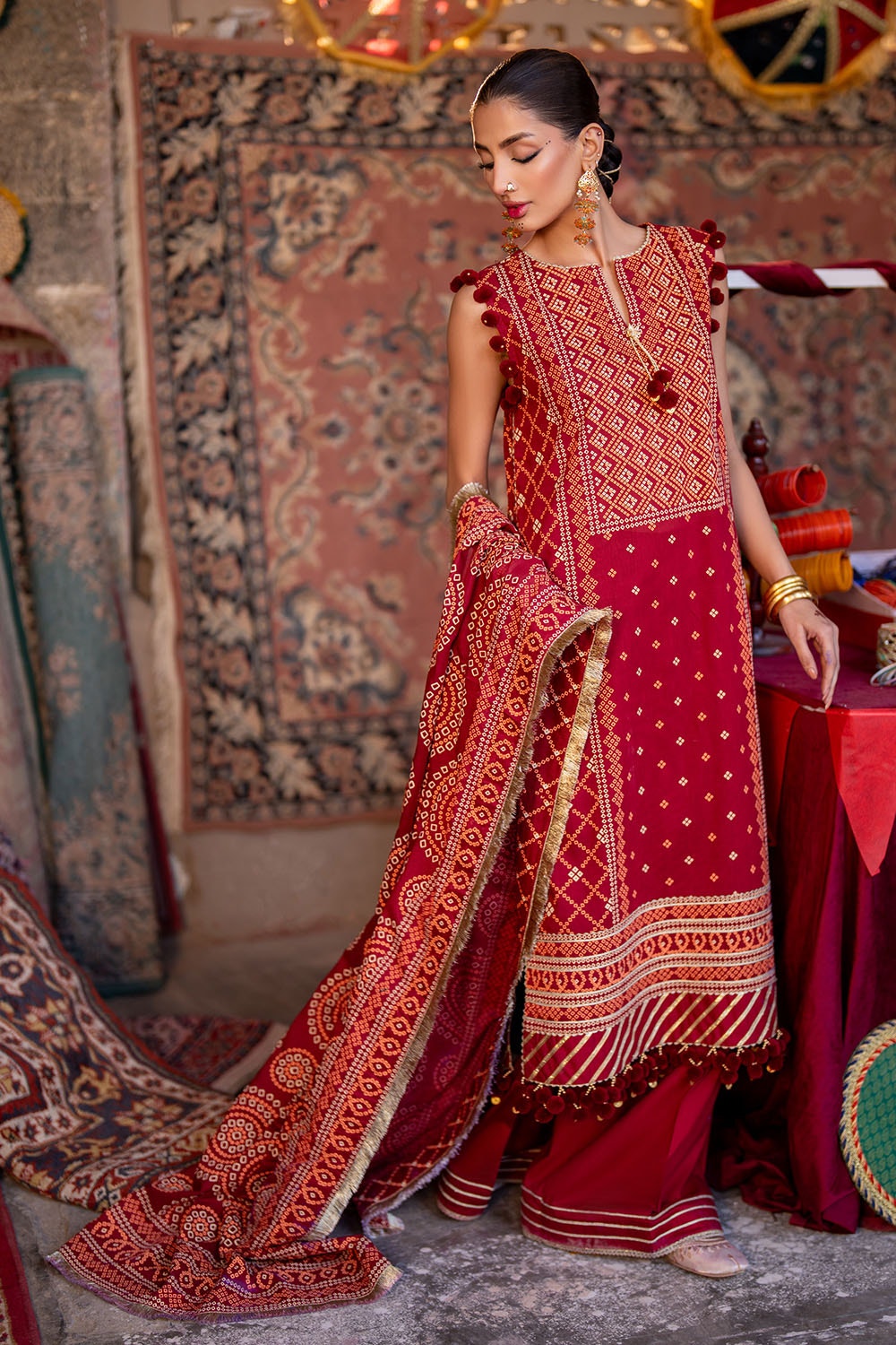 Gul Ahmed | Chunri Lawn 25 | CL-52138 B - by - Libasekhas UK - Registered Vendor of : Gul Ahmed - 100% Original Designer Dresss