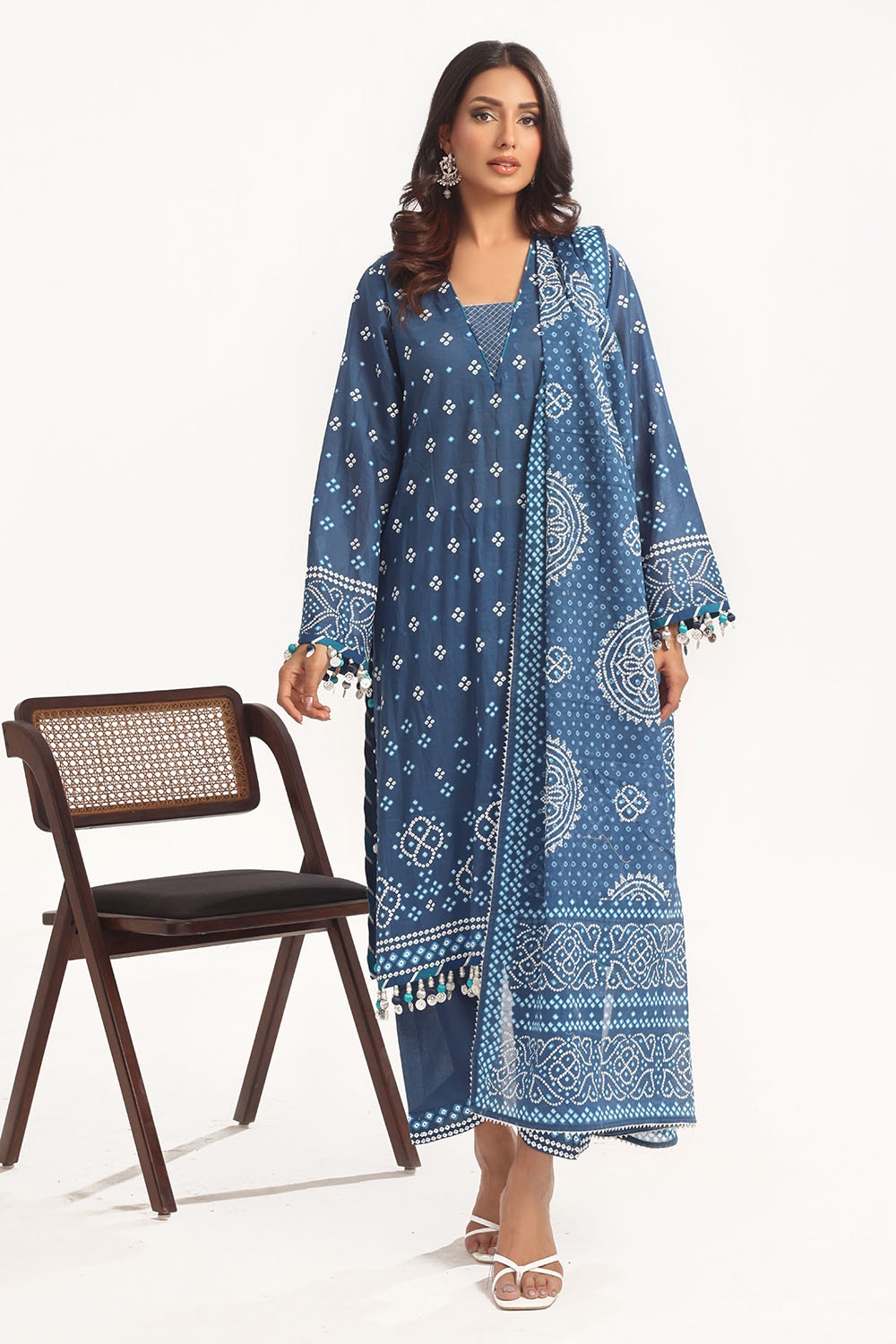 Gul Ahmed | Chunri Lawn 25 | CL-52171 B - by - Libasekhas UK - Registered Vendor of : Gul Ahmed - 100% Original Designer Dresss