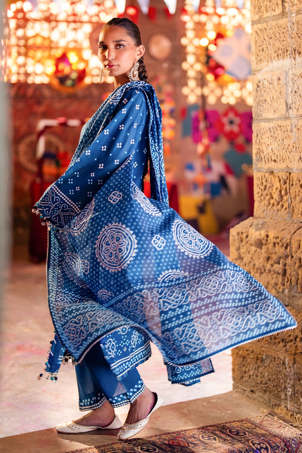 Gul Ahmed | Chunri Lawn 25 | CL-52171 B - by - Libasekhas UK - Registered Vendor of : Gul Ahmed - 100% Original Designer Dresss