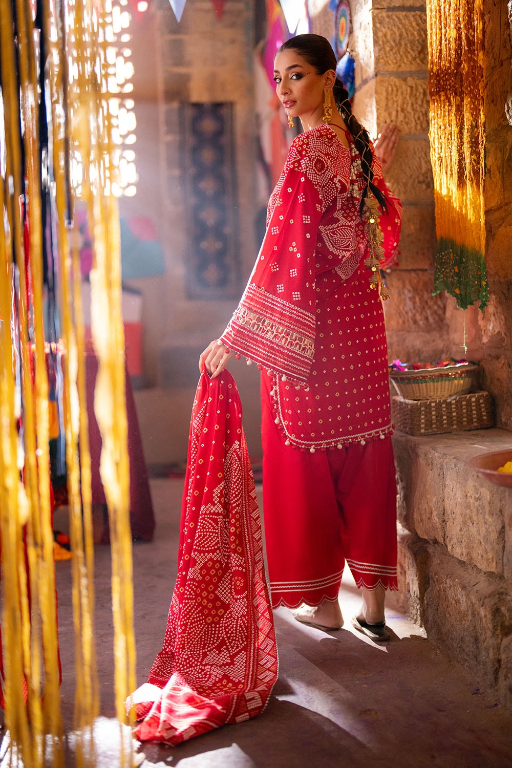 Gul Ahmed | Chunri Lawn 25 | CL-52176 A - by - Libasekhas UK - Registered Vendor of : Gul Ahmed - 100% Original Designer Dresss