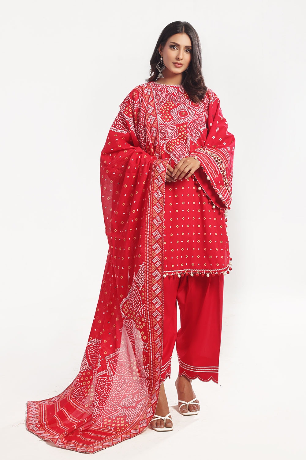 Gul Ahmed | Chunri Lawn 25 | CL-52176 A - by - Libasekhas UK - Registered Vendor of : Gul Ahmed - 100% Original Designer Dresss