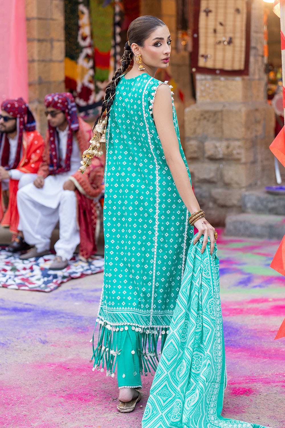 Gul Ahmed | Chunri Lawn 25 | CL-52178 A - by - Libasekhas UK - Registered Vendor of : Gul Ahmed - 100% Original Designer Dresss