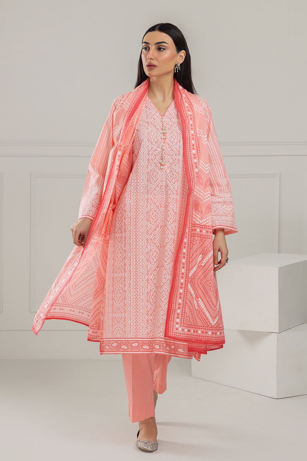 Gul Ahmed | Chunri Lawn 25 | CL-52179 A - by - Libasekhas UK - Registered Vendor of : Gul Ahmed - 100% Original Designer Dresss
