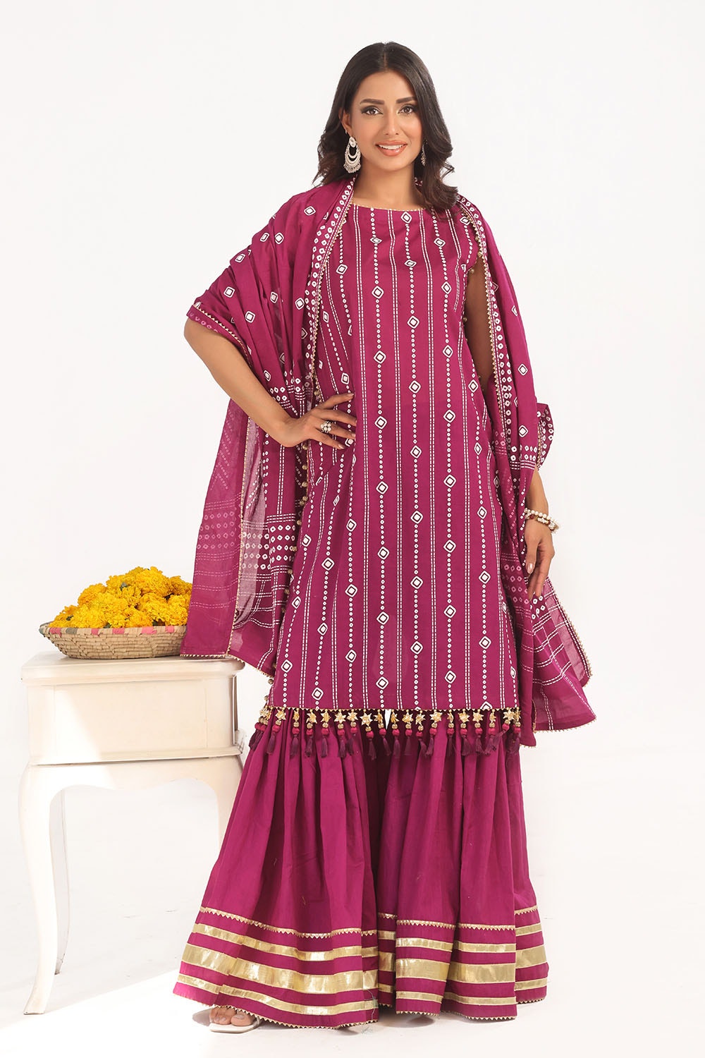 Gul Ahmed | Chunri Lawn 25 | CL-52185 A - by - Libasekhas UK - Registered Vendor of : Gul Ahmed - 100% Original Designer Dresss