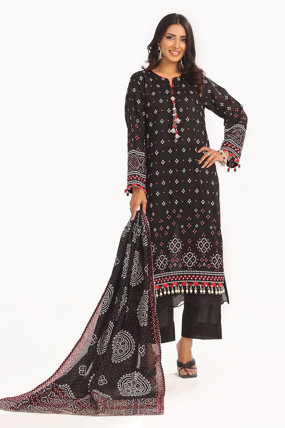 Gul Ahmed | Chunri Lawn 25 | CL-52171 A - by - Libasekhas UK - Registered Vendor of : Gul Ahmed - 100% Original Designer Dresss