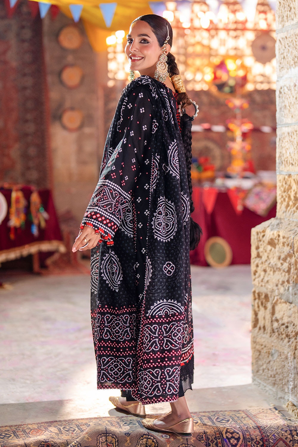 Gul Ahmed | Chunri Lawn 25 | CL-52171 A - by - Libasekhas UK - Registered Vendor of : Gul Ahmed - 100% Original Designer Dresss