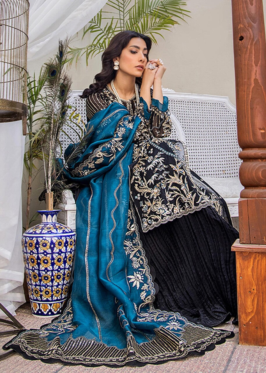 Fozia Khalid I Dilkash Festive Wear 25 | Belle Espoir - by Libasekhas UK - Registered Vendor of : Fozia Khalid - 100% Original Designer Dress
