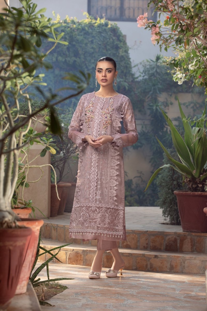 Panache | Pret | Lavender Fields - by - Libasekhas UK - Registered Vendor of : Panache By Mona - 100% Original Designer Dresss