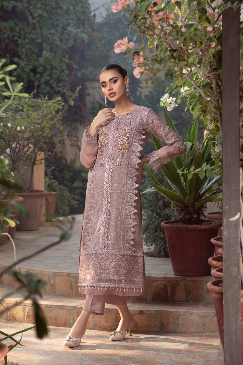 Panache | Pret | Lavender Fields - by - Libasekhas UK - Registered Vendor of : Panache By Mona - 100% Original Designer Dresss