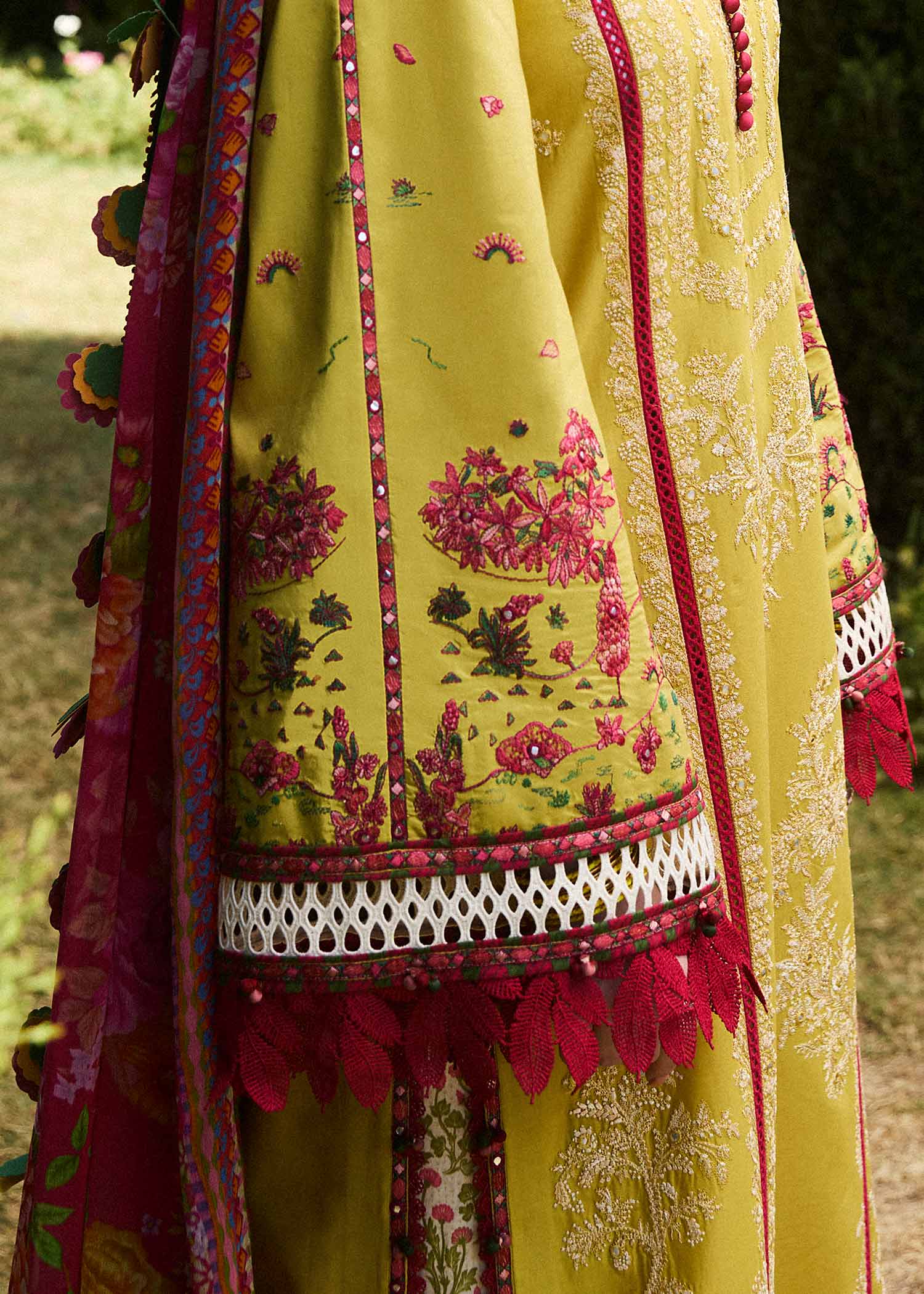 Hussain Rehar | SS Lawn 24 | Zest - by - Libasekhas UK - Registered Vendor of : Hussain Rehar - 100% Original Designer Dresss