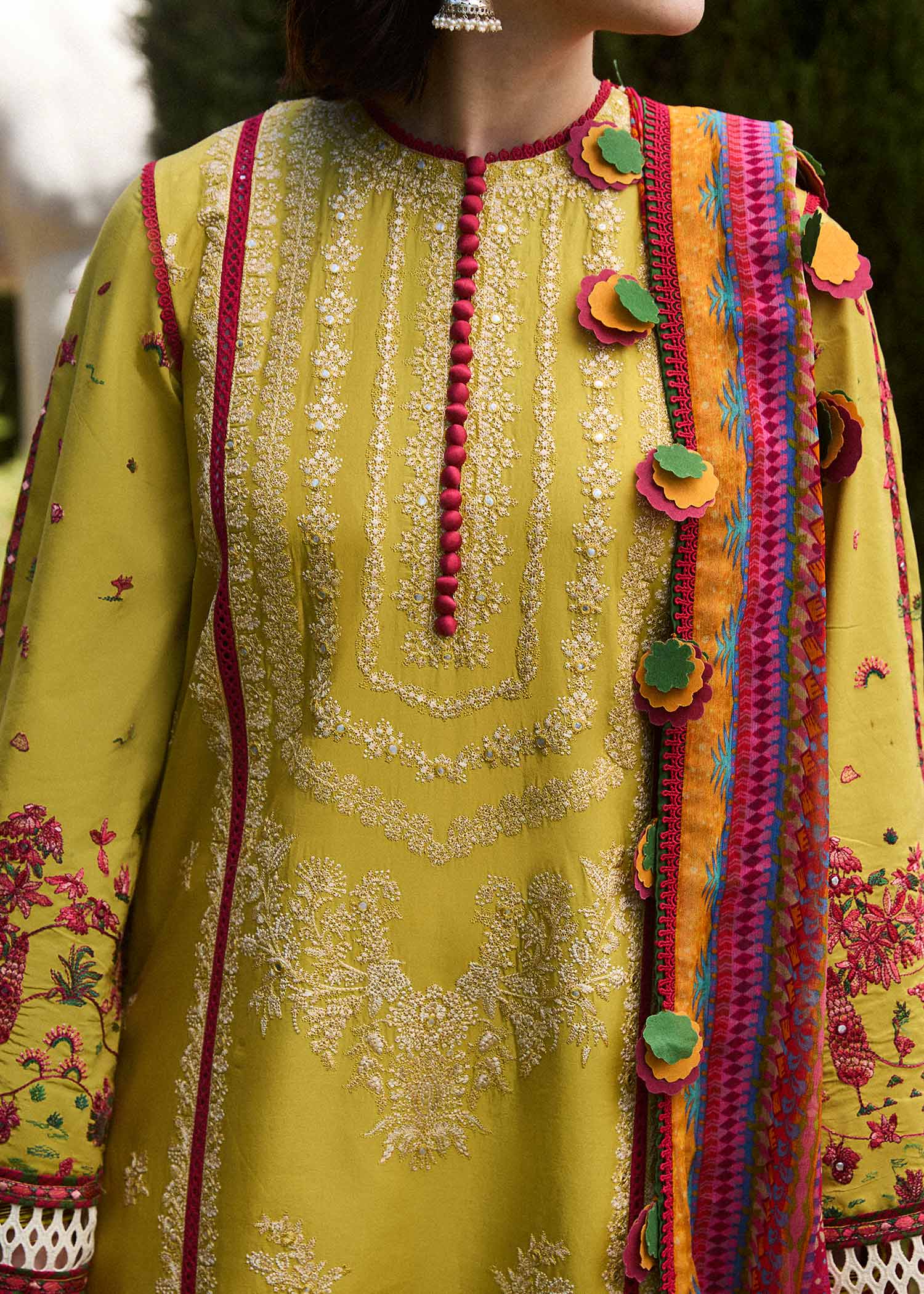 Hussain Rehar | SS Lawn 24 | Zest - by - Libasekhas UK - Registered Vendor of : Hussain Rehar - 100% Original Designer Dresss
