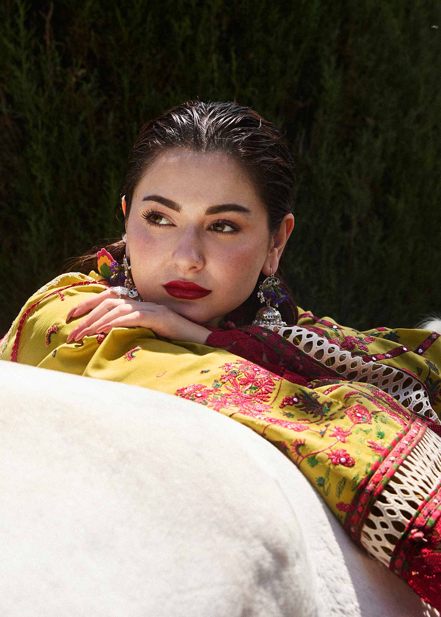 Hussain Rehar | SS Lawn 24 | Zest - by - Libasekhas UK - Registered Vendor of : Hussain Rehar - 100% Original Designer Dresss