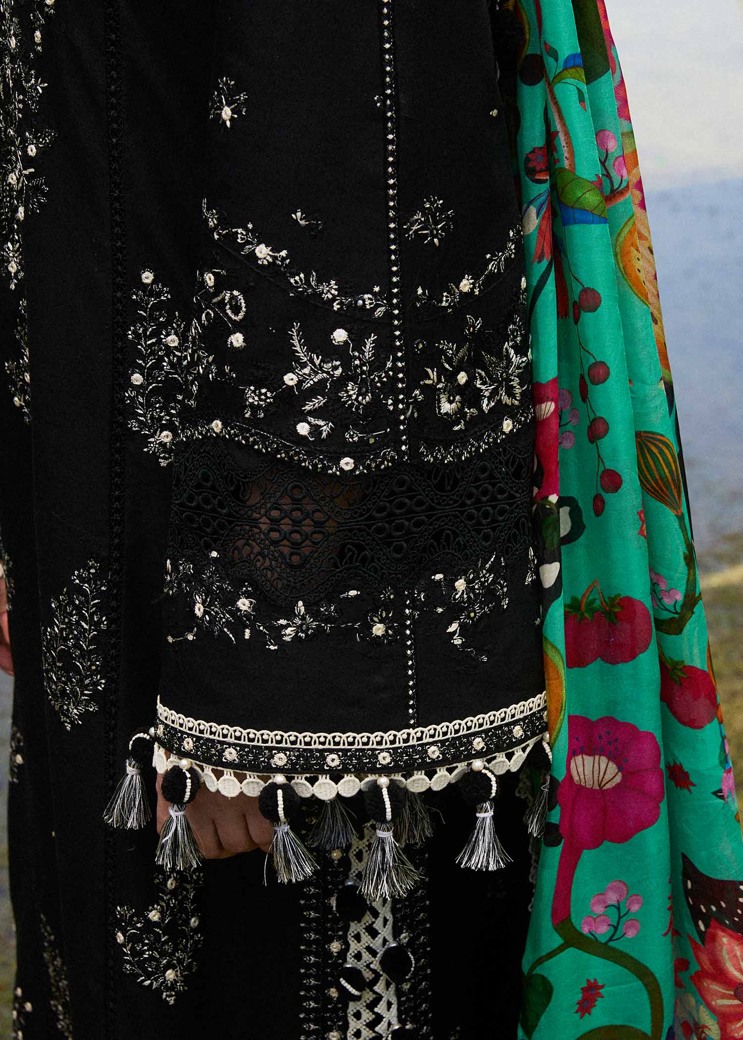 Hussain Rehar | SS Lawn 24 | Rave - by - Libasekhas UK - Registered Vendor of : Hussain Rehar - 100% Original Designer Dresss