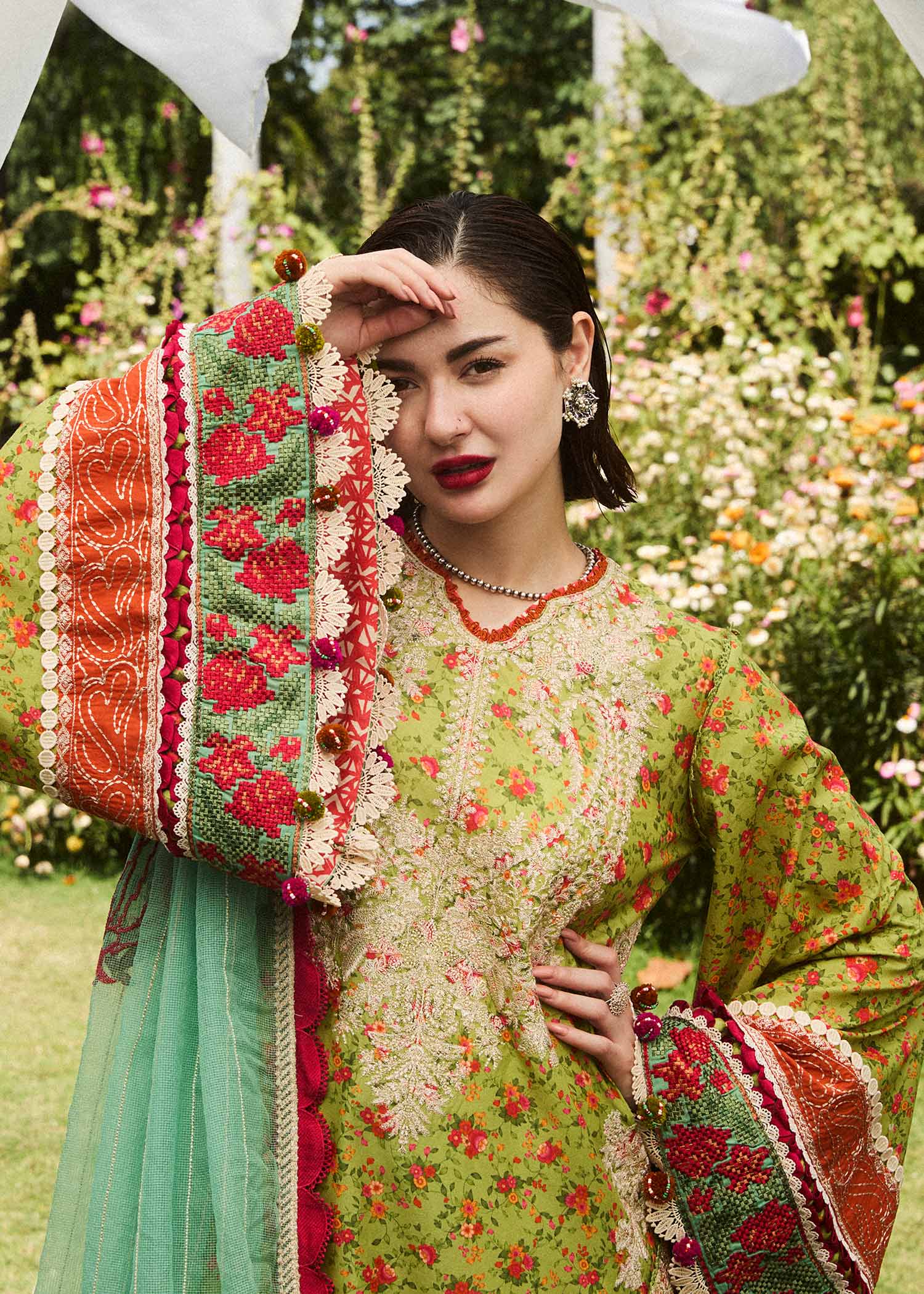 Hussain Rehar | SS Lawn 24 | Shein - by - Libasekhas UK - Registered Vendor of : Hussain Rehar - 100% Original Designer Dresss