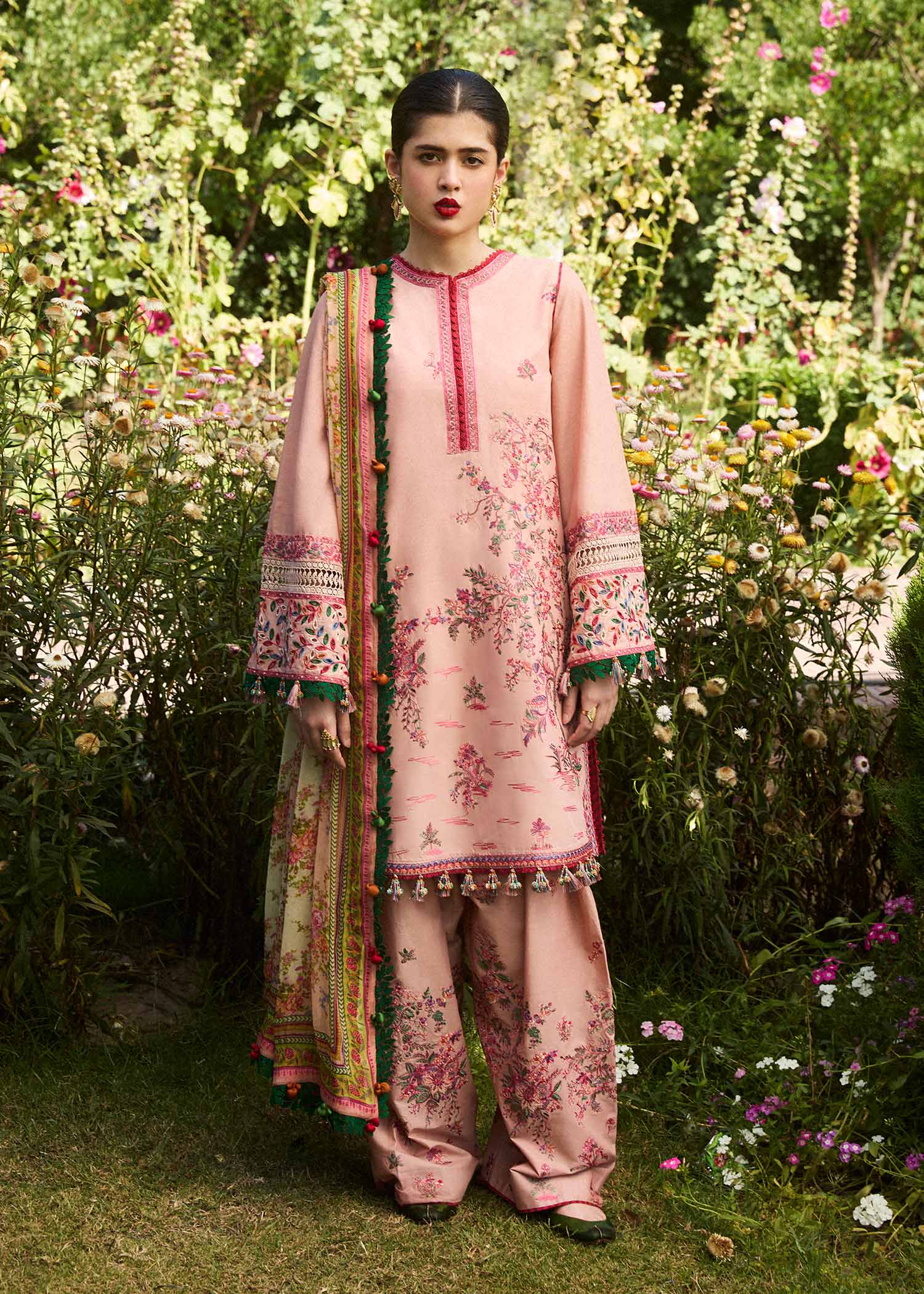 Hussain Rehar | SS Lawn 24 | Pune - by - Libasekhas UK - Registered Vendor of : Hussain Rehar - 100% Original Designer Dresss