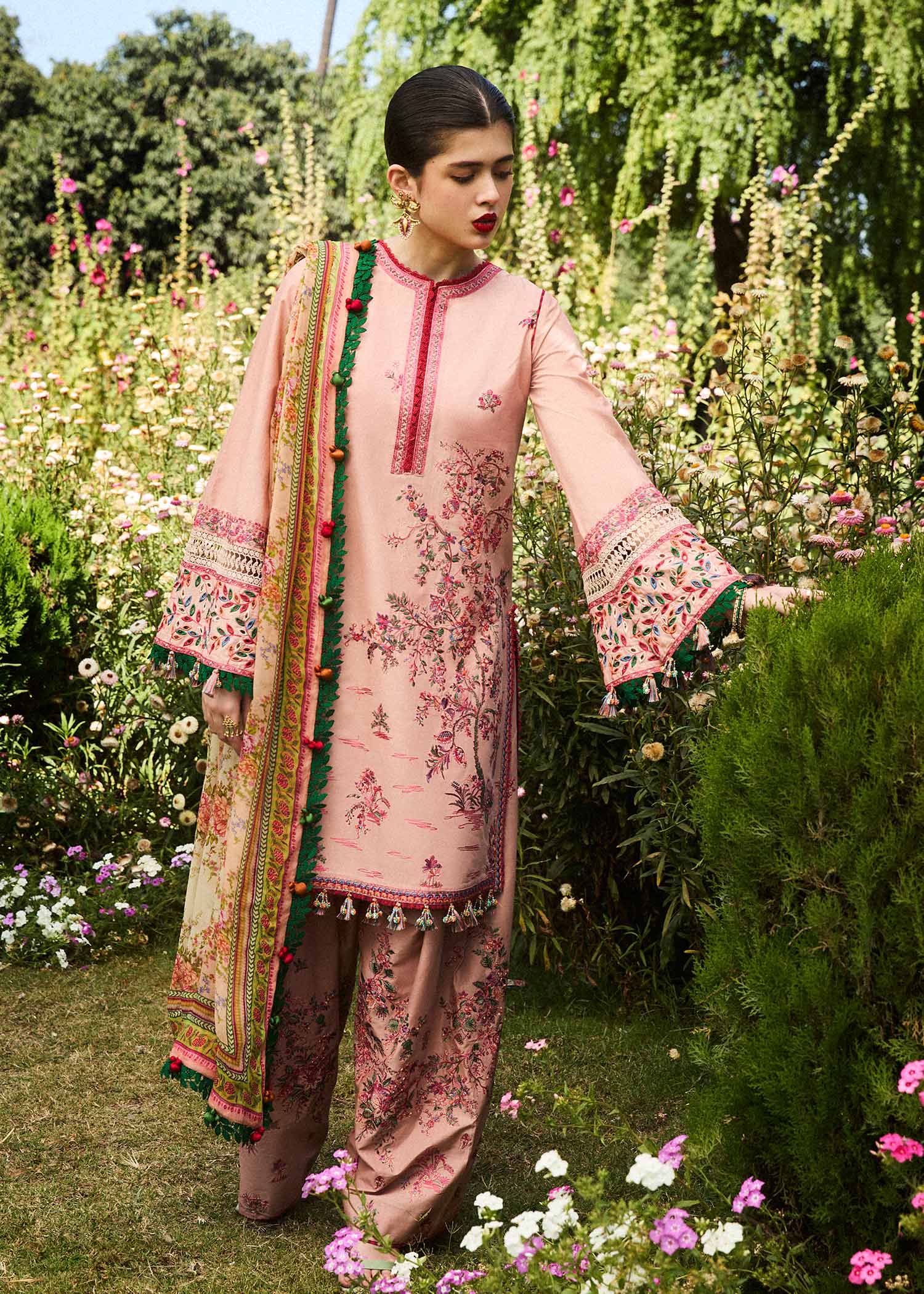 Hussain Rehar | SS Lawn 24 | Pune - by - Libasekhas UK - Registered Vendor of : Hussain Rehar - 100% Original Designer Dresss