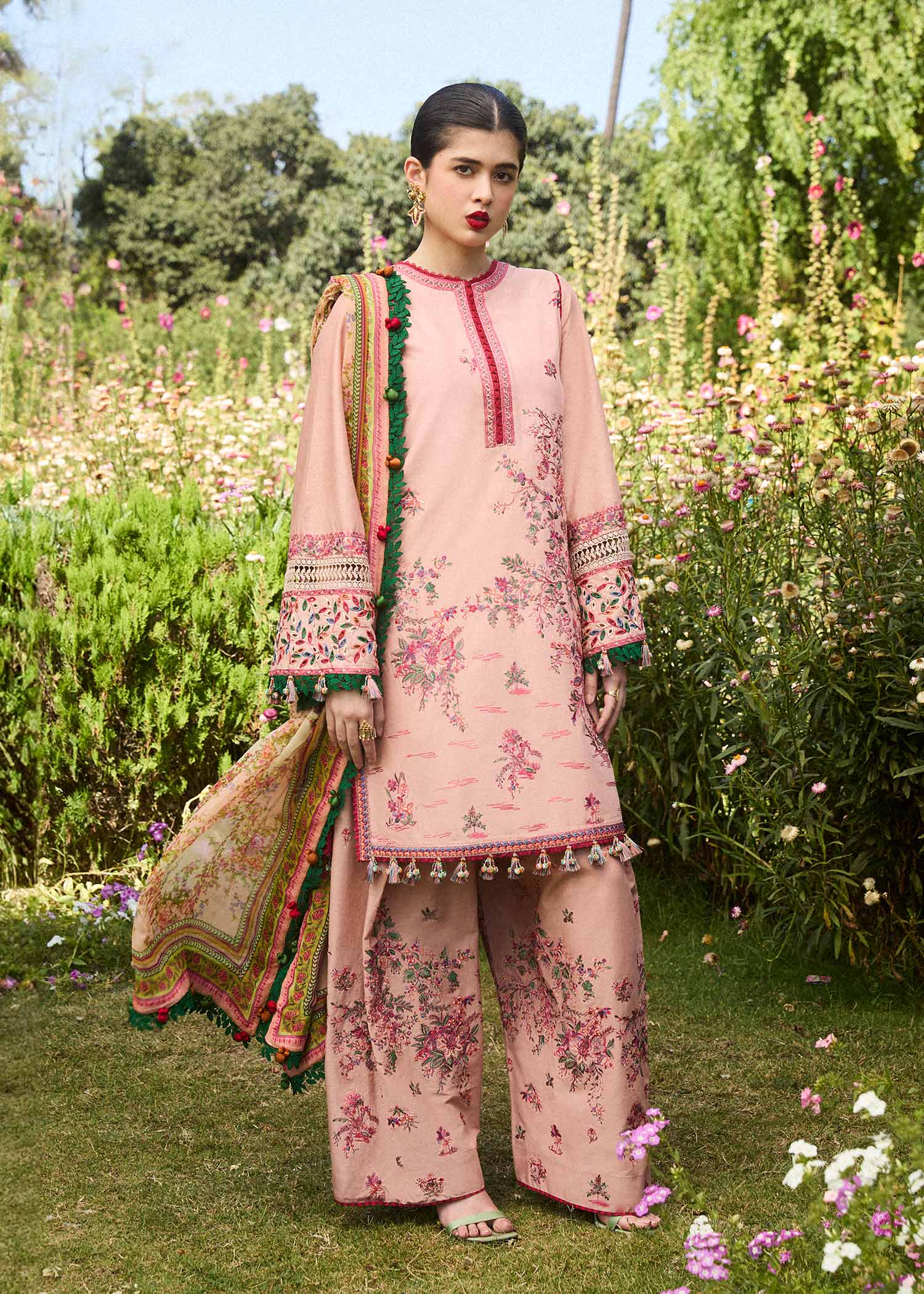 Hussain Rehar | SS Lawn 24 | Pune - by - Libasekhas UK - Registered Vendor of : Hussain Rehar - 100% Original Designer Dresss