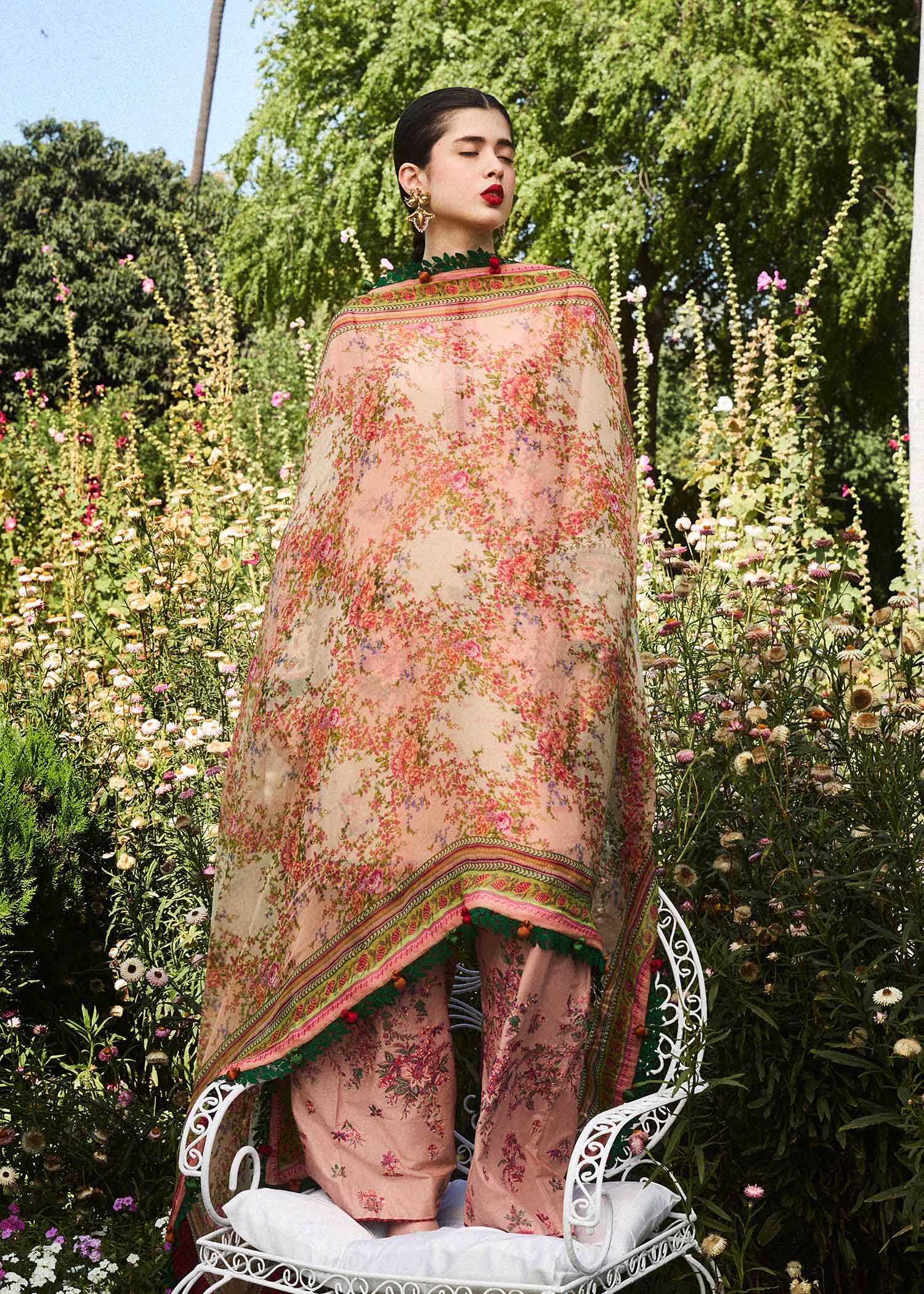 Hussain Rehar | SS Lawn 24 | Pune - by - Libasekhas UK - Registered Vendor of : Hussain Rehar - 100% Original Designer Dresss